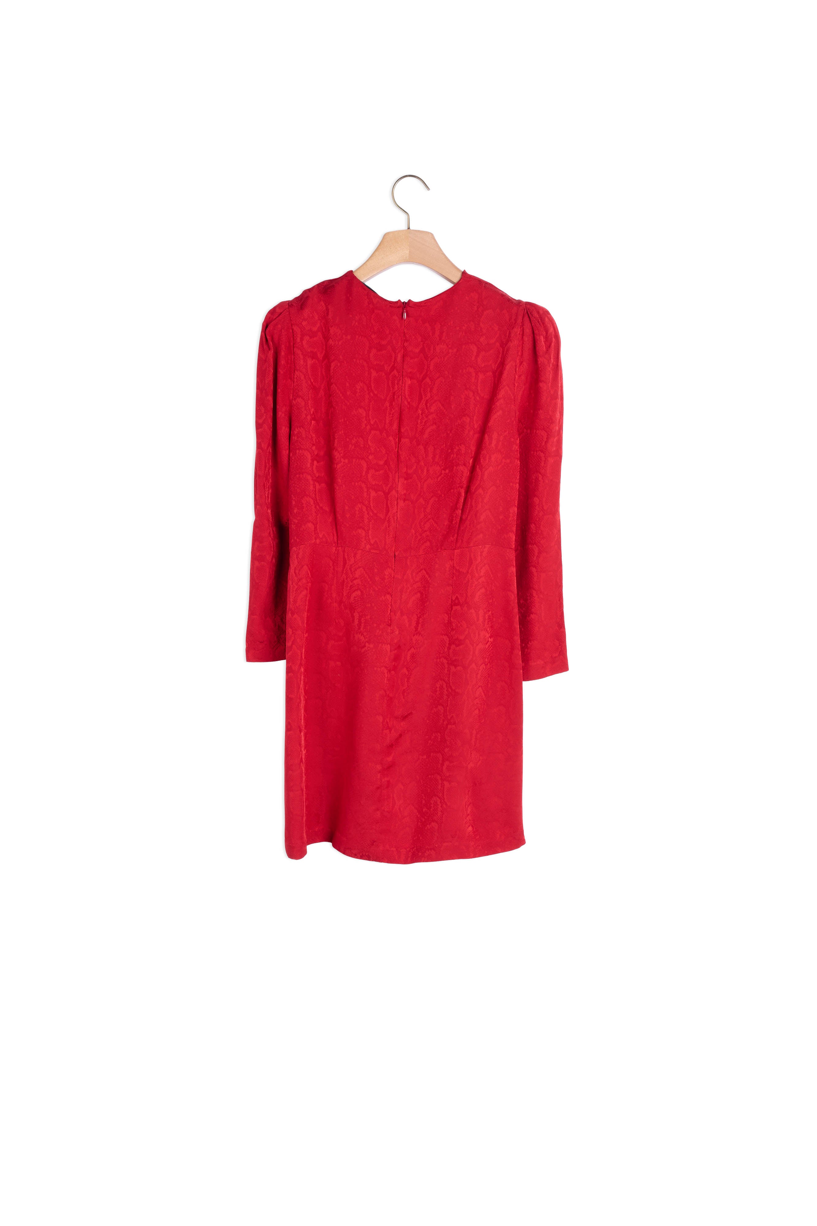 Robe courte en jacquard effet python Sandro seconde main