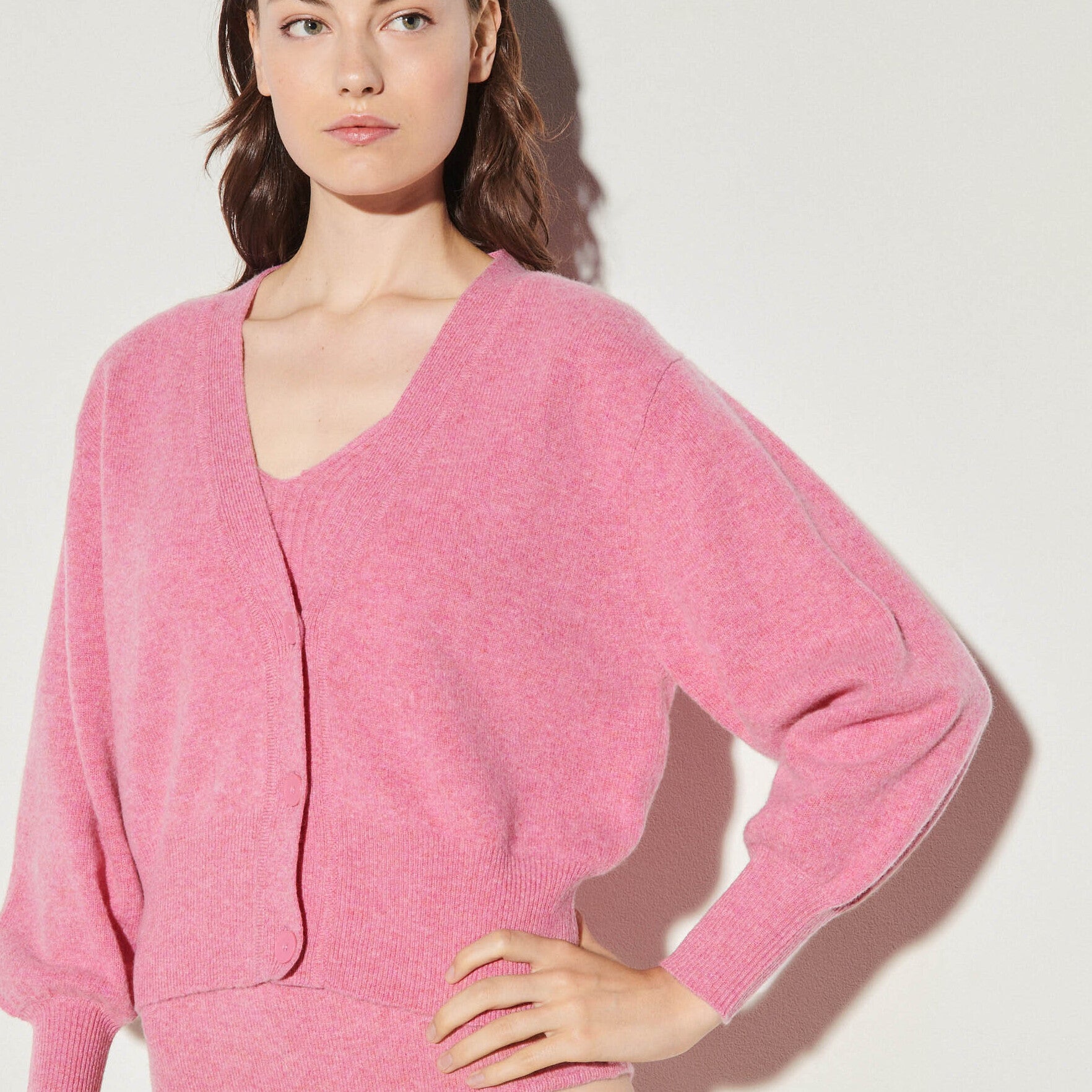 Cardigan twinset en laine Sandro seconde main