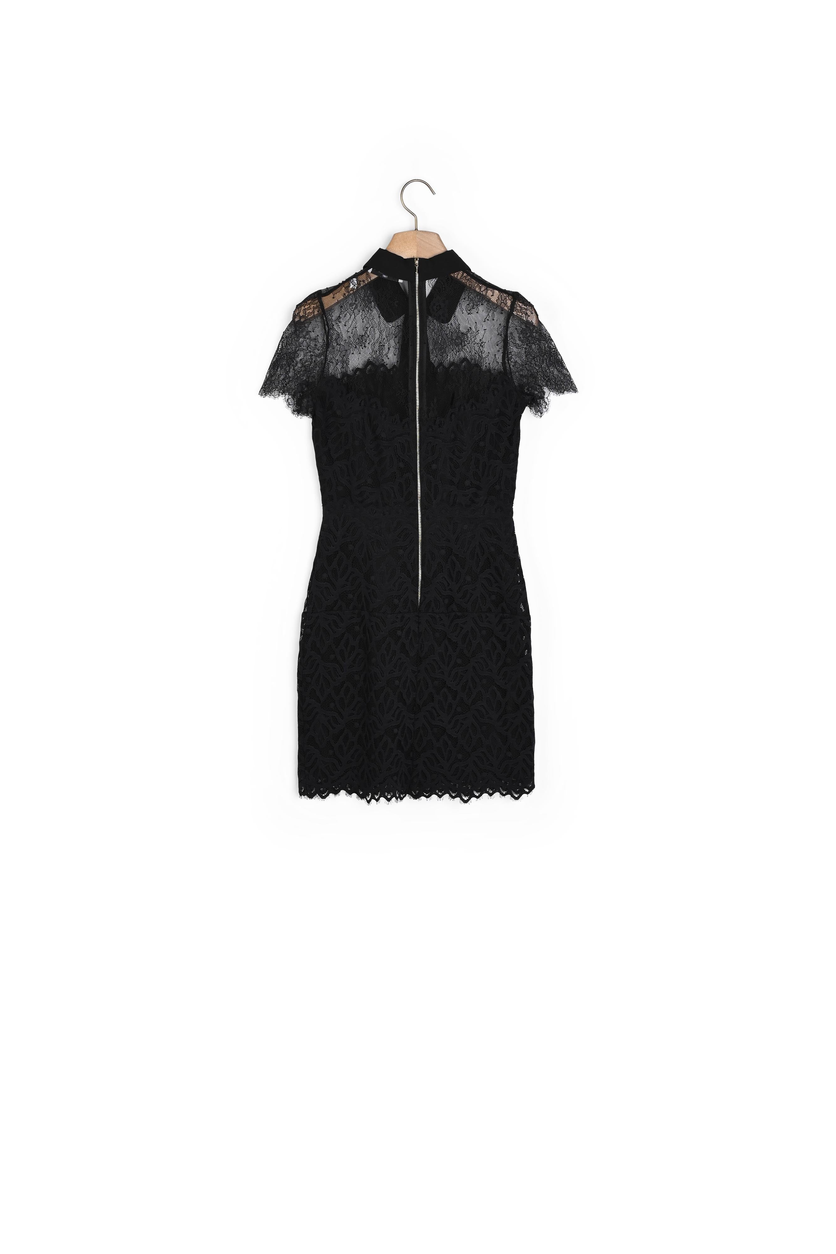 Robe dentelle bicolore Sandro seconde main