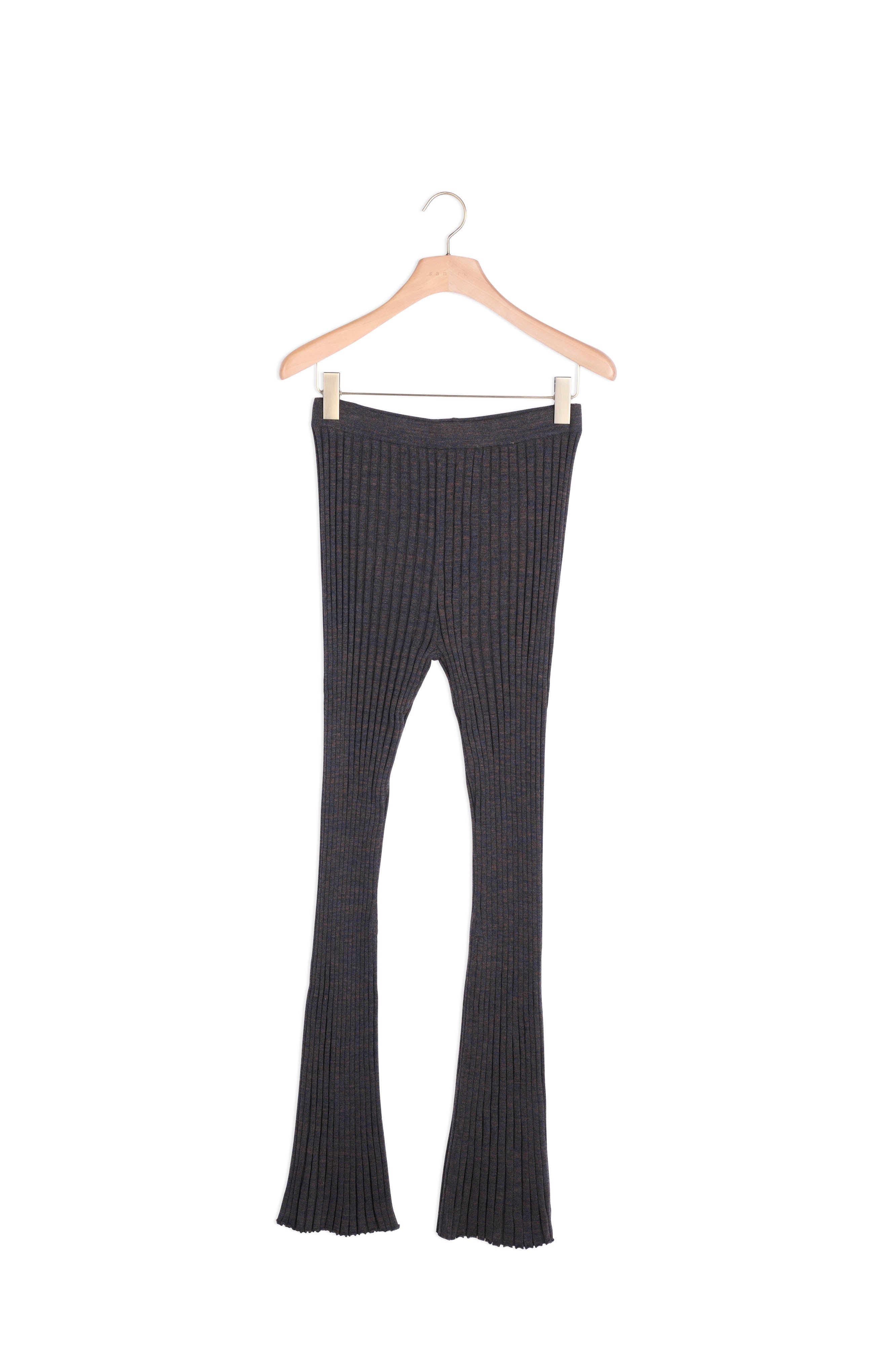 Pantalon en Maille côtelée Sandro seconde main