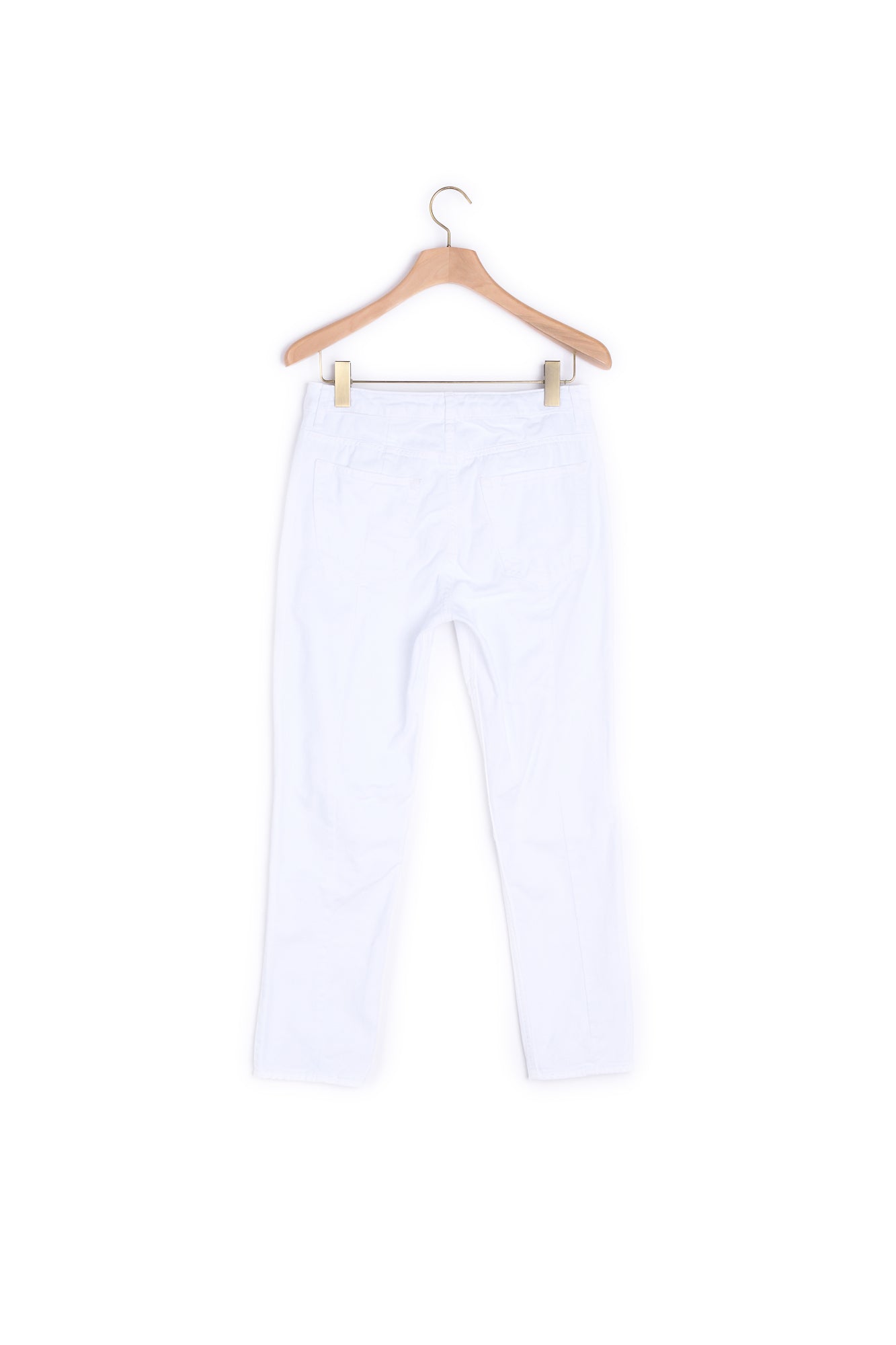 Jean blanc taille haute Sandro seconde main