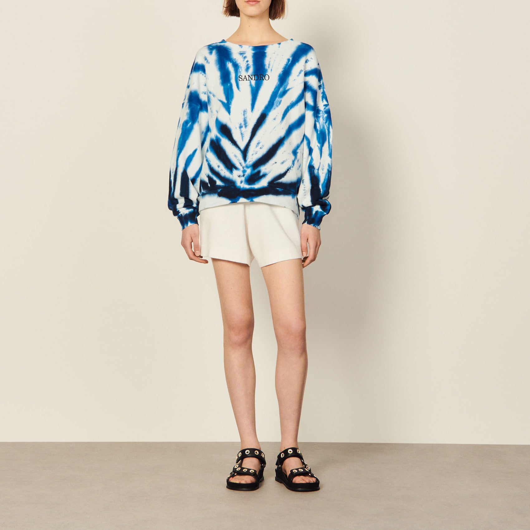 Sweatshirt tie and dye Sandro seconde main