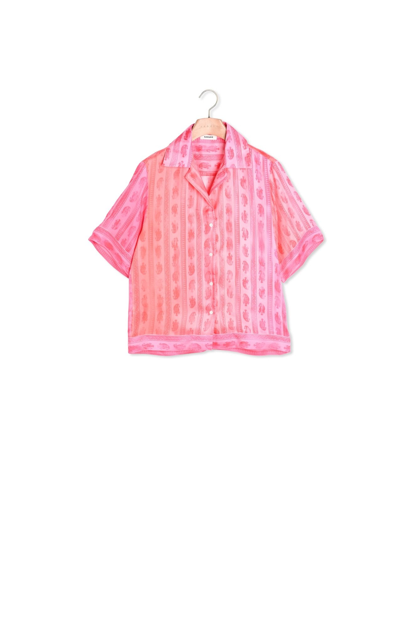 Chemise imprimé paisley Sandro seconde main