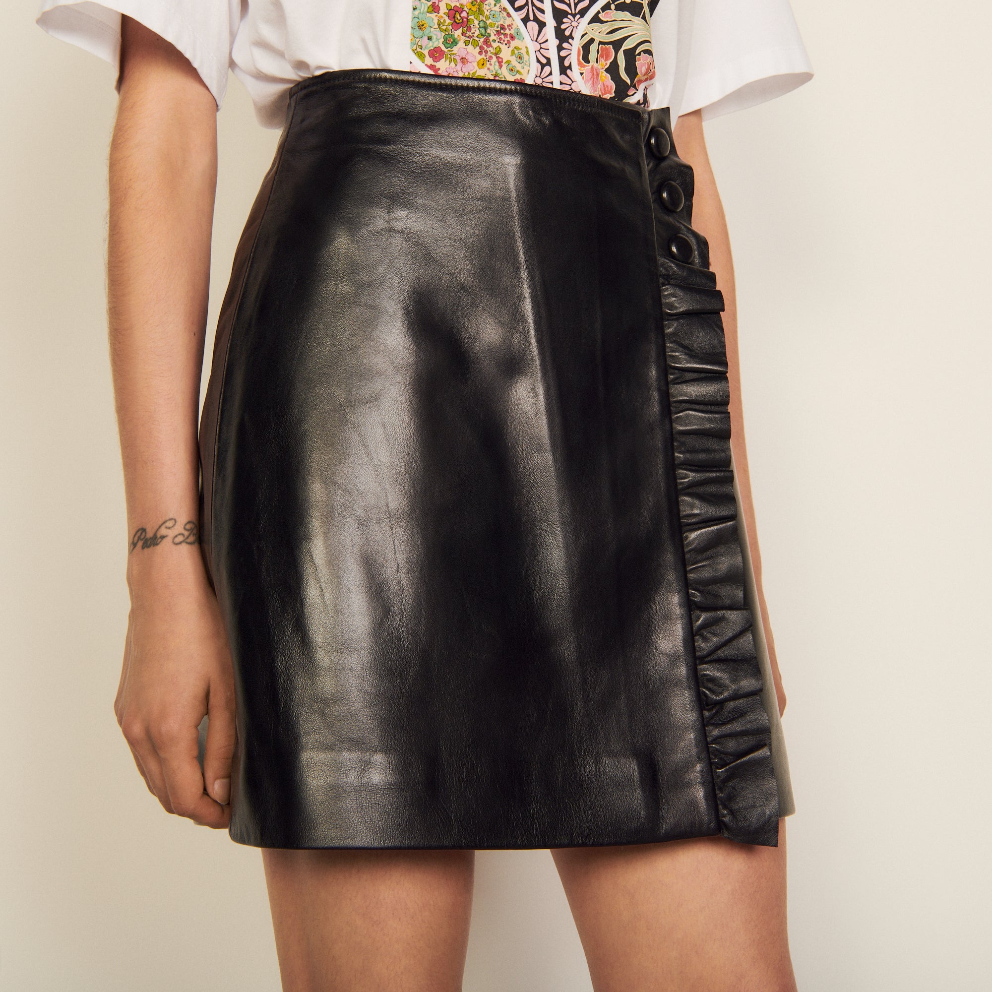 Jupe Noir Sandro seconde main