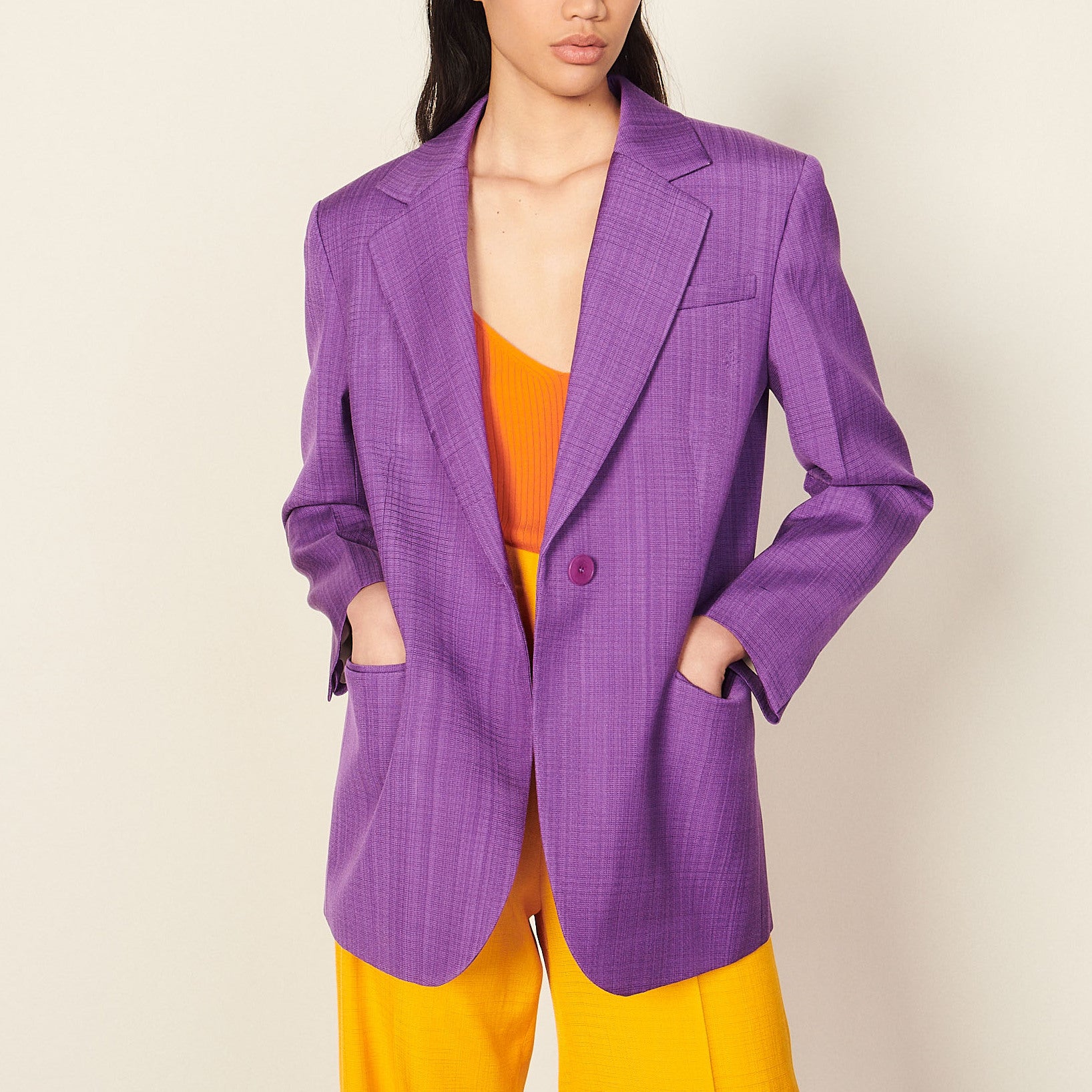 Veste de tailleur oversize Sandro seconde main