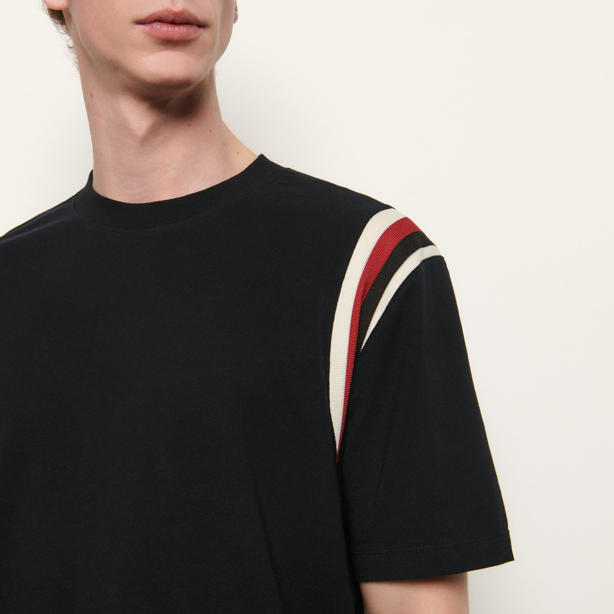 T-shirt en coton organique Sandro seconde main