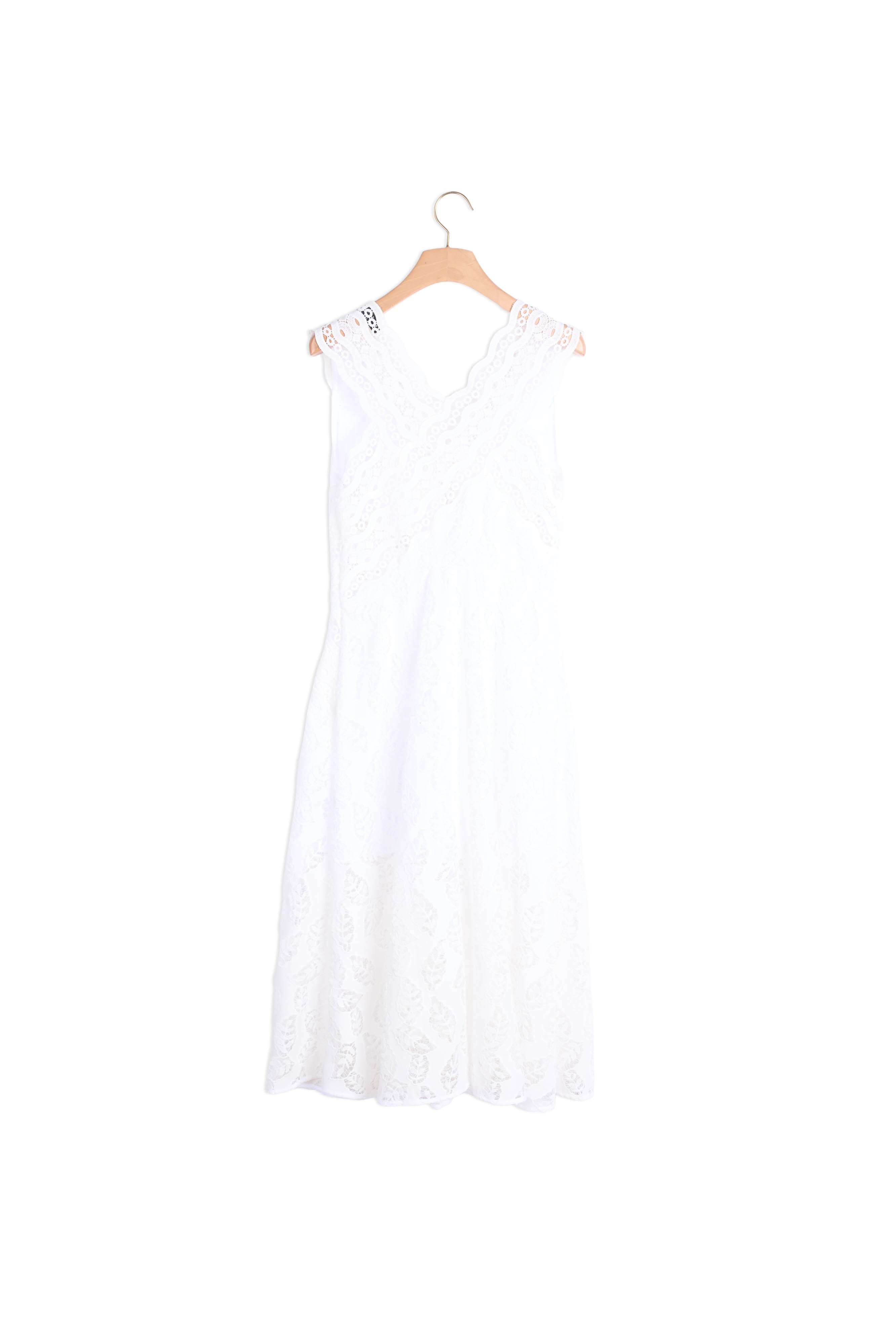 Robe longue  en broderie anglaise Sandro seconde main
