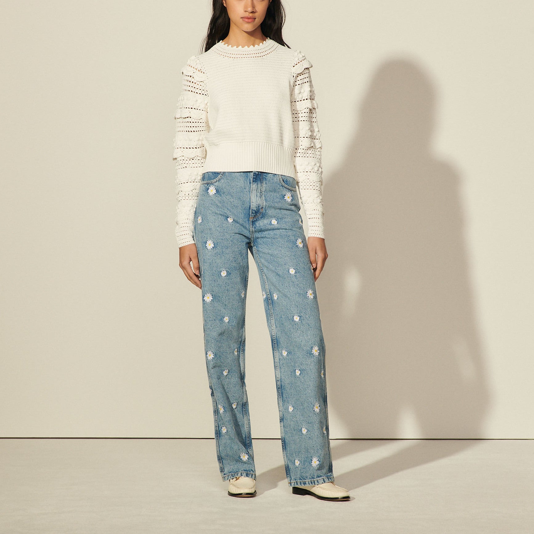 Pull en crochet Sandro seconde main