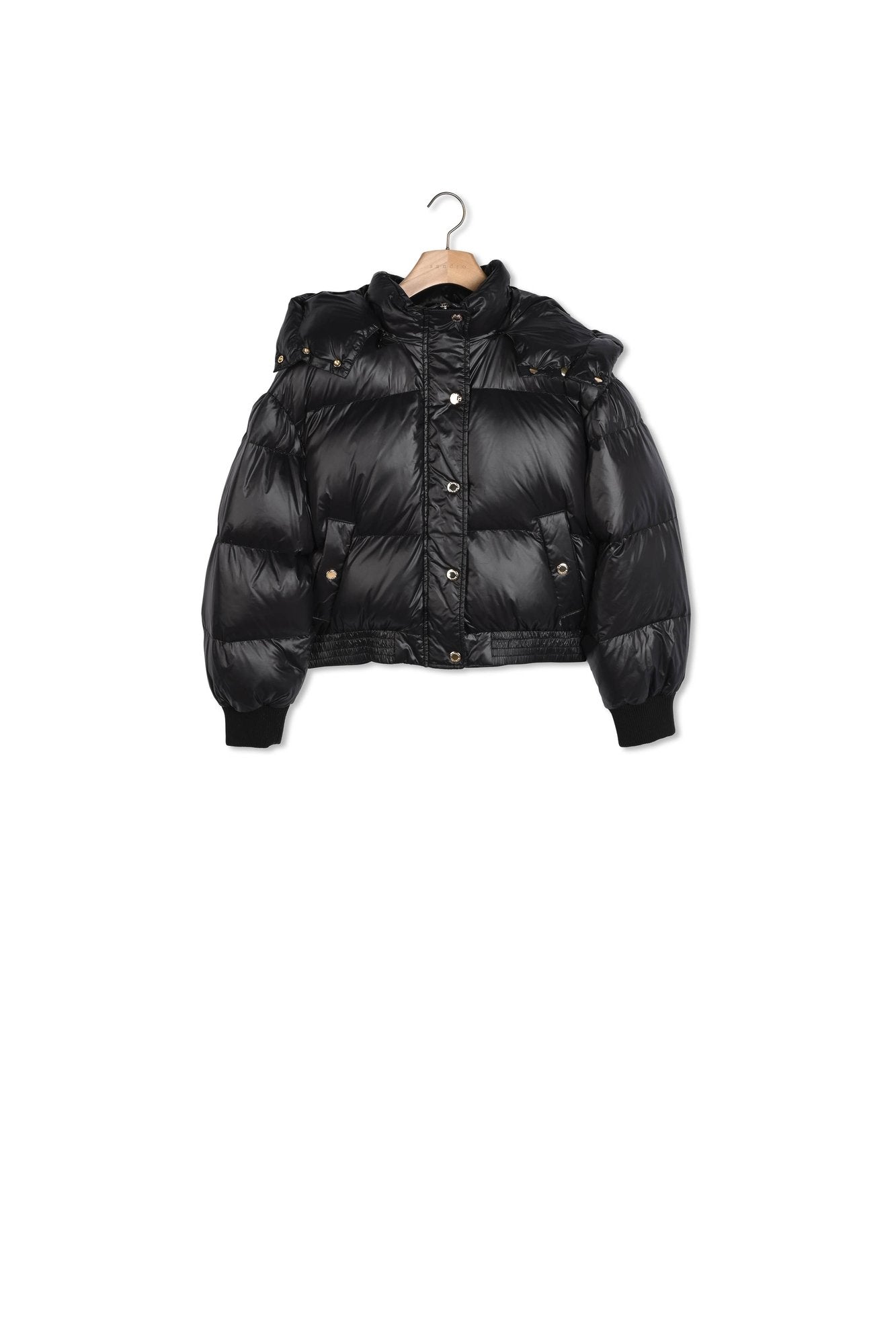 Doudoune courte à capuche Sandro seconde main