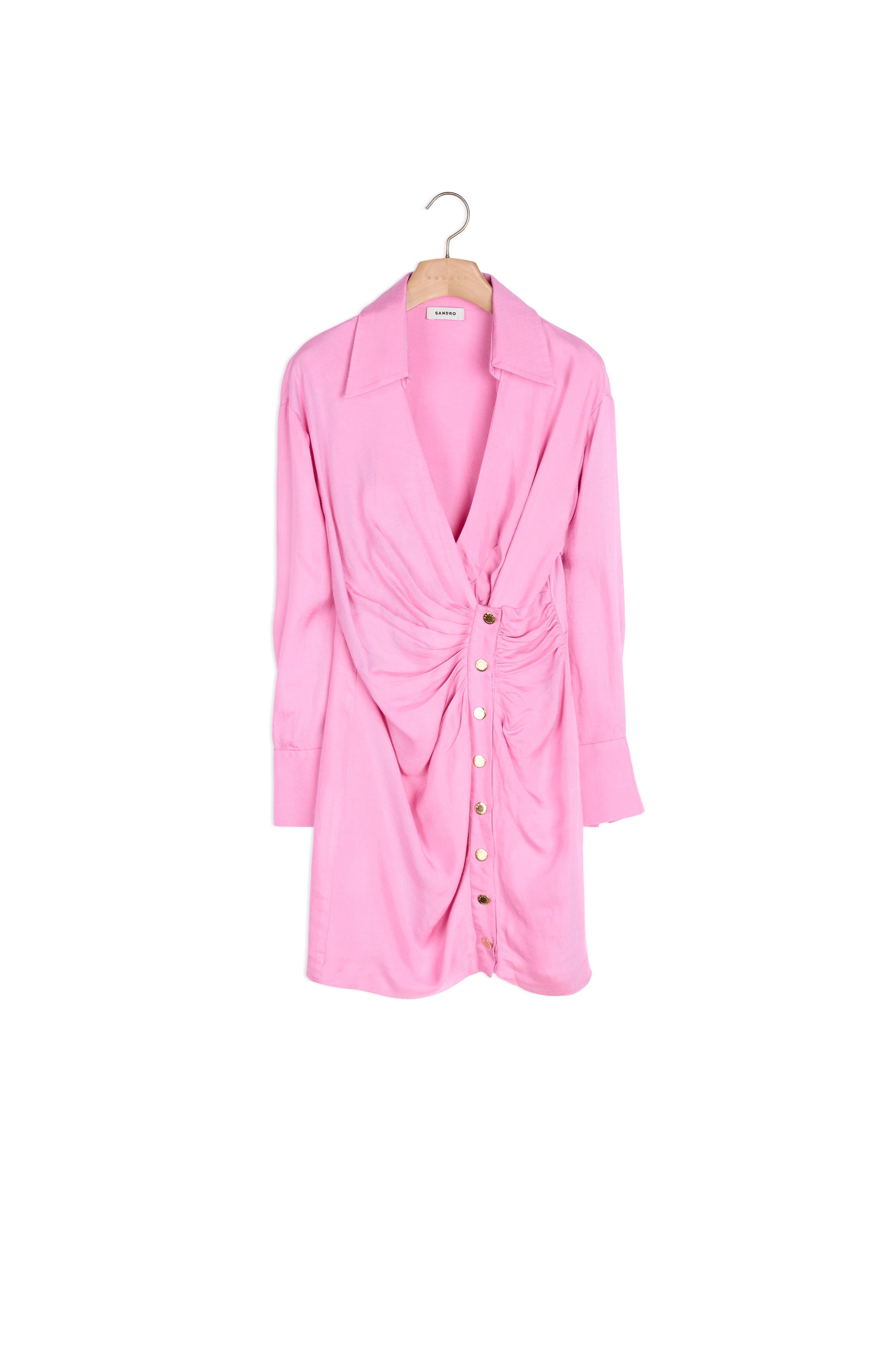 Robe drapée à manches longues Sandro seconde main