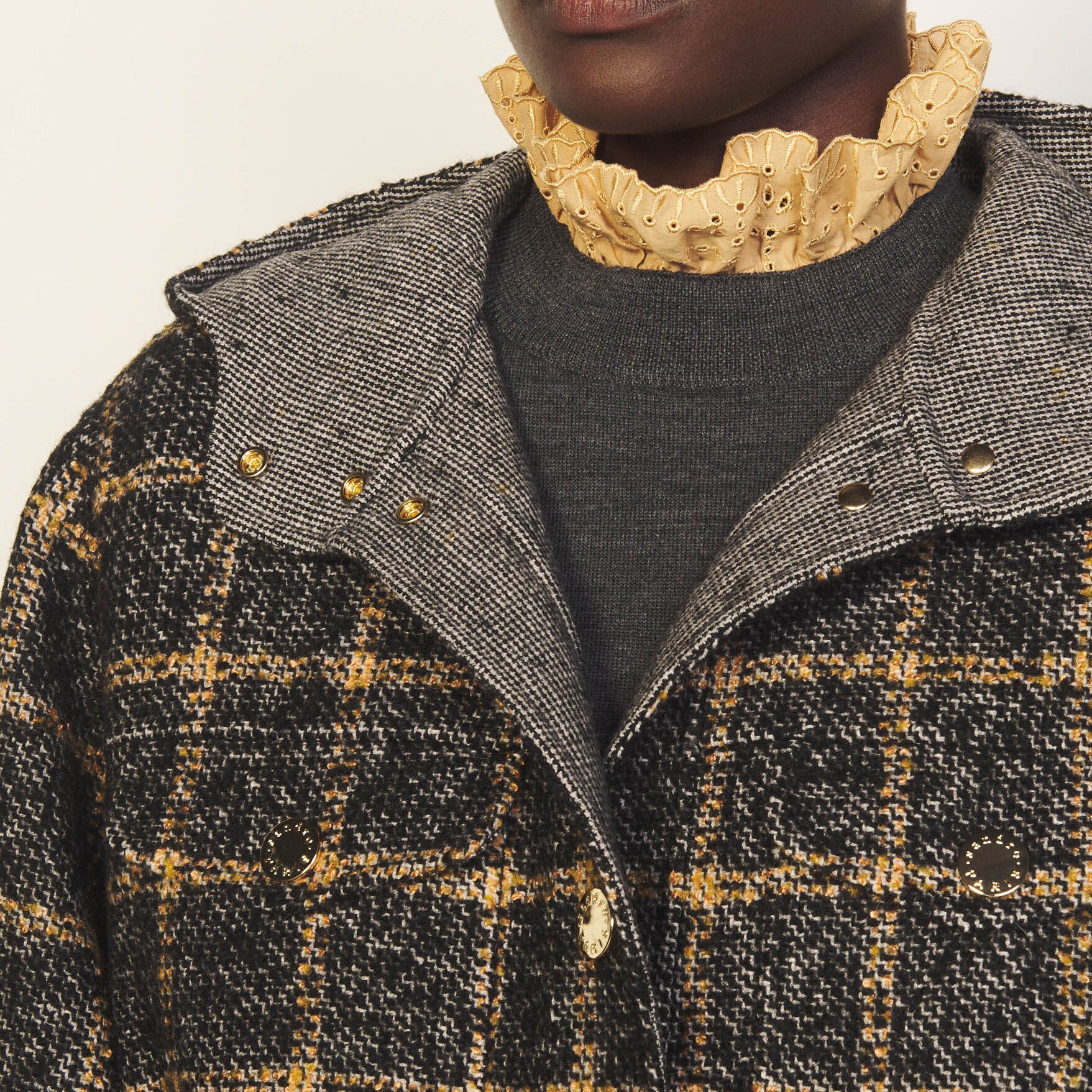 Outerwear Anthracite Sandro seconde main