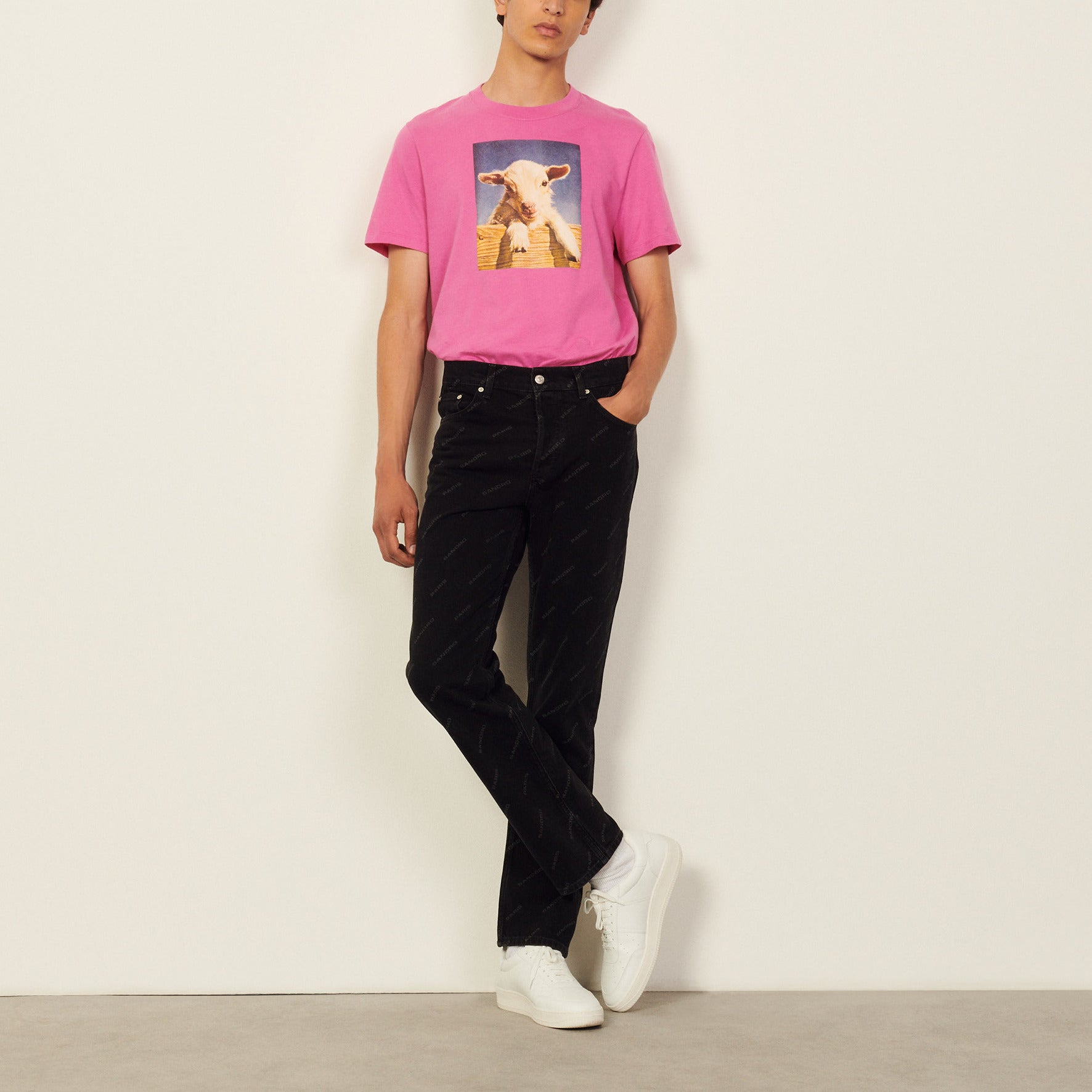 Jean imprimé Sandro Paris Sandro seconde main