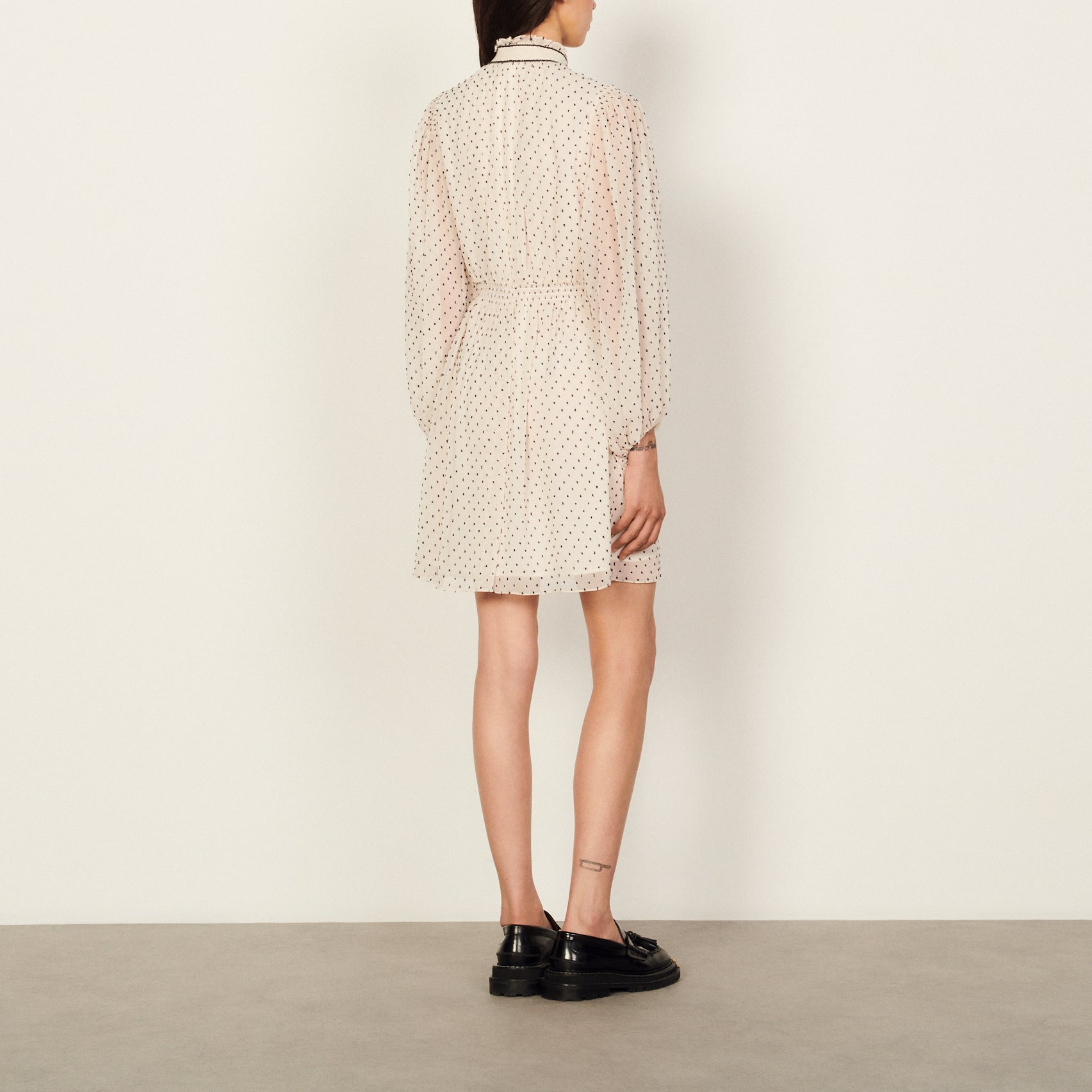 Robe Blanc / Bleu Sandro seconde main