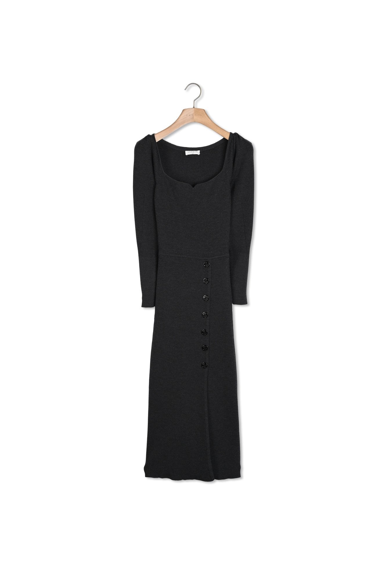 Robe en Maille avec fente Sandro seconde main