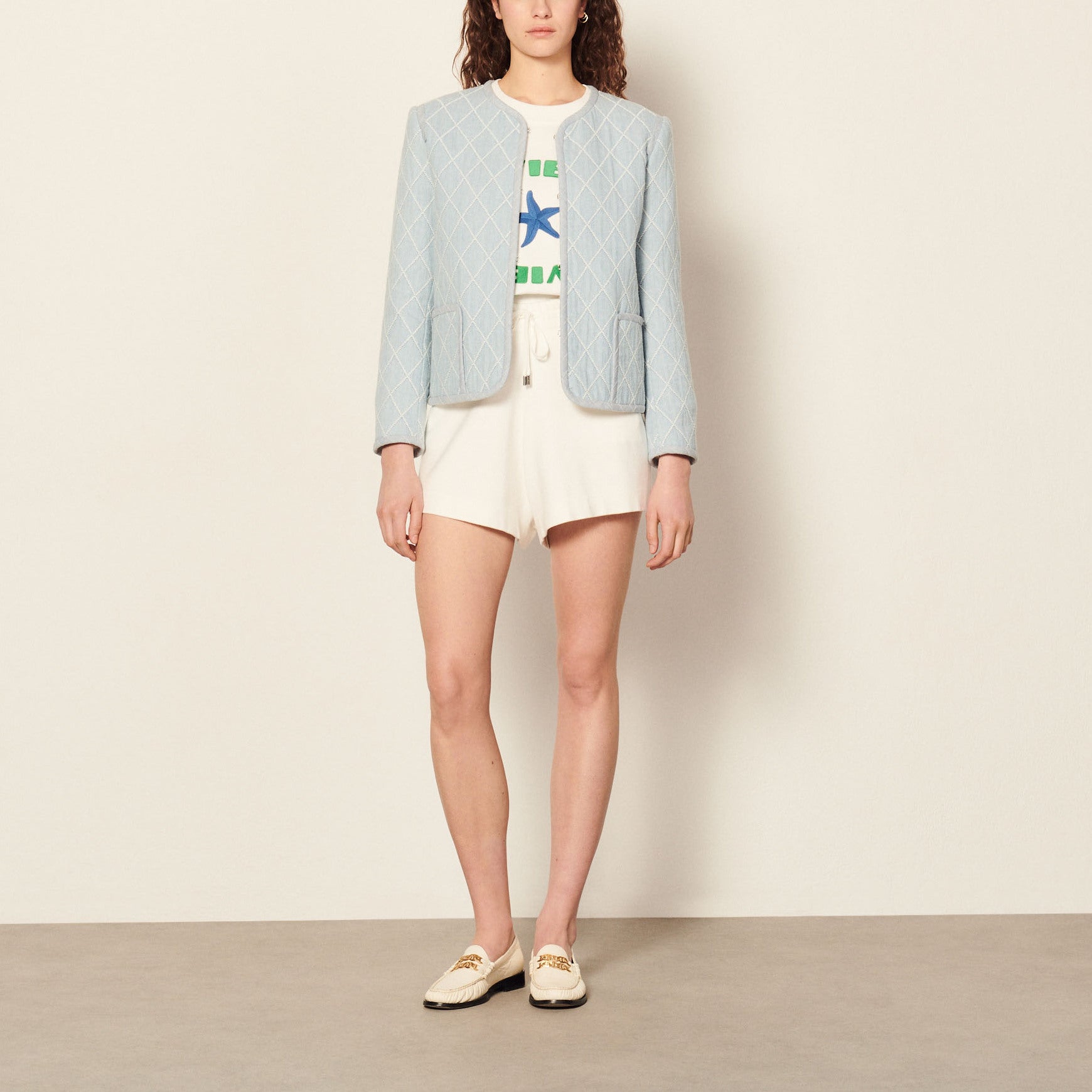 Veste en Jean Sandro seconde main