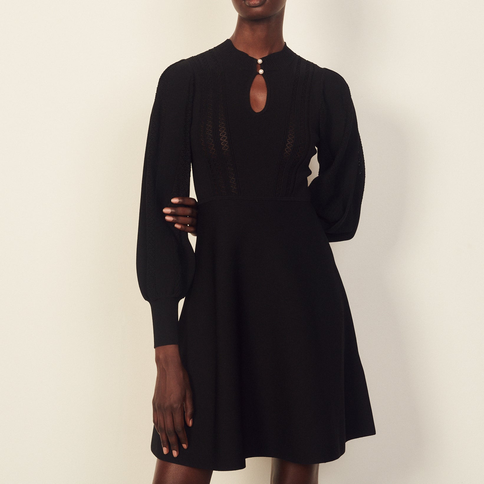 Robe Noir Sandro seconde main