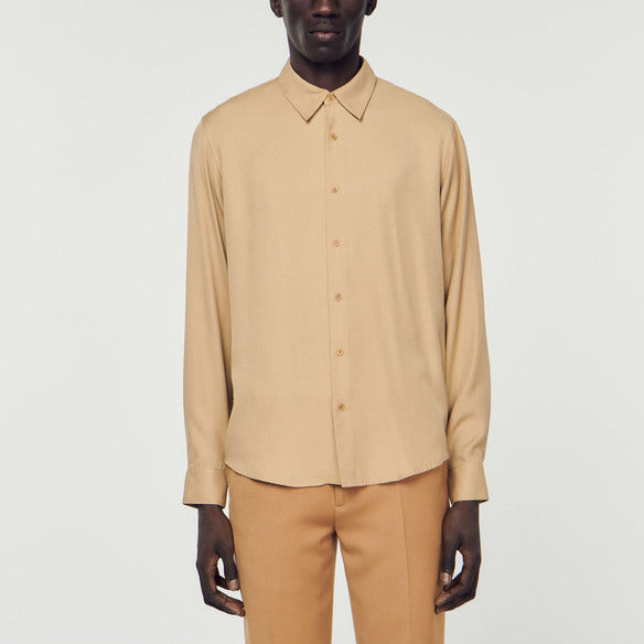 Chemise fluide à manches longues Homme Sandro seconde main