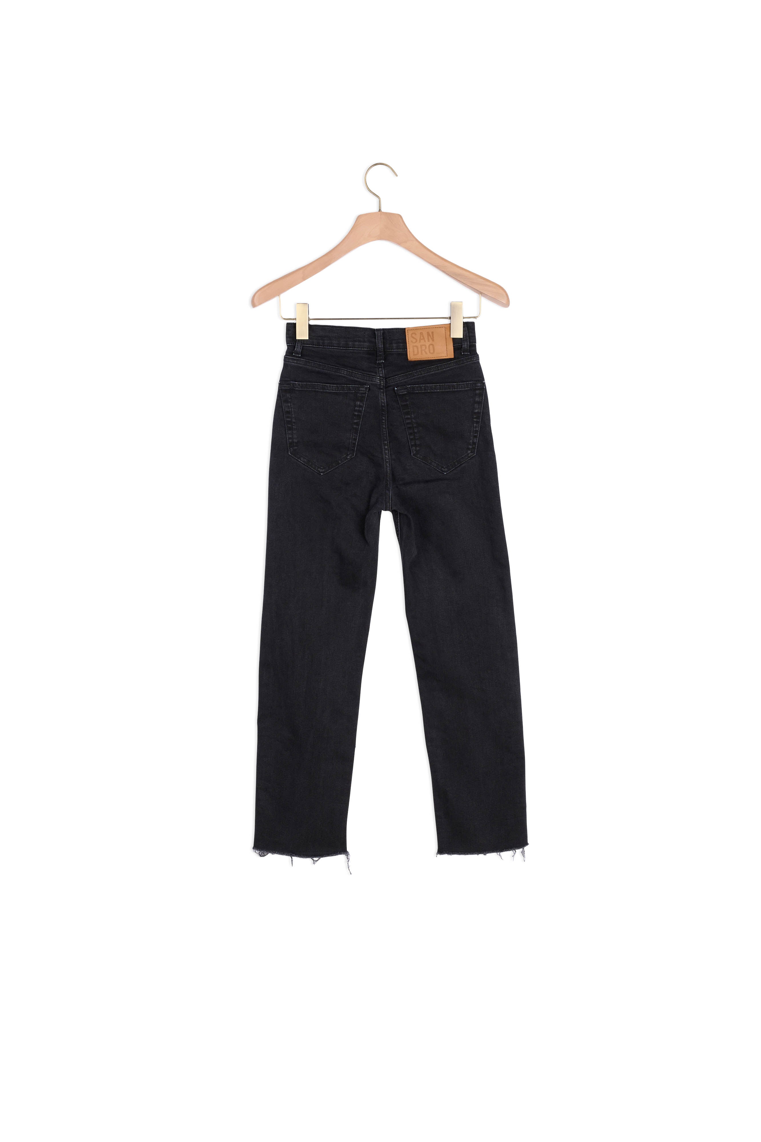 Jean droit à bords francs Sandro seconde main