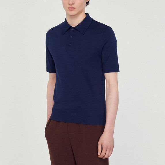 T-shirt Marine Sandro seconde main