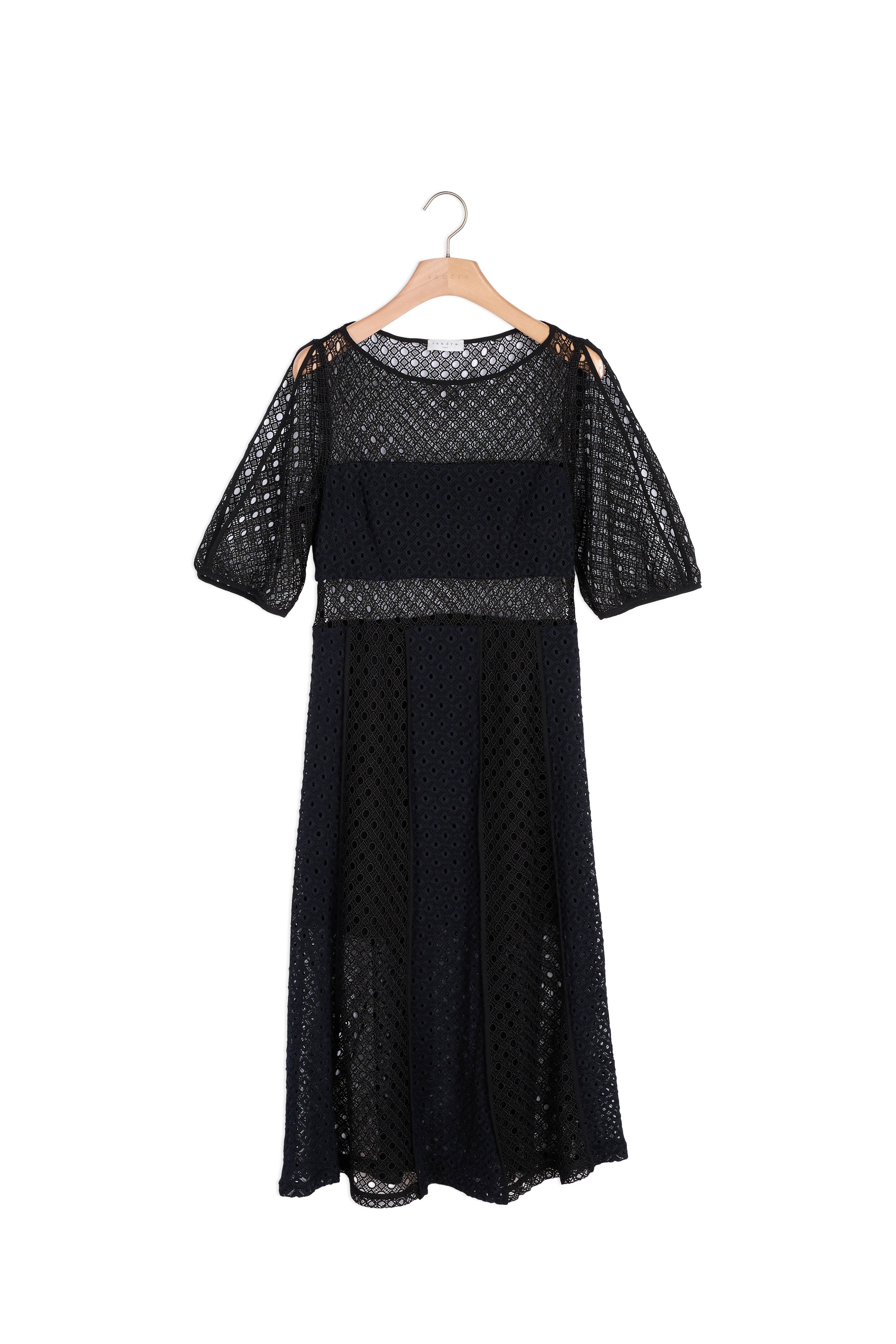 Robe en dentelles all over Sandro seconde main