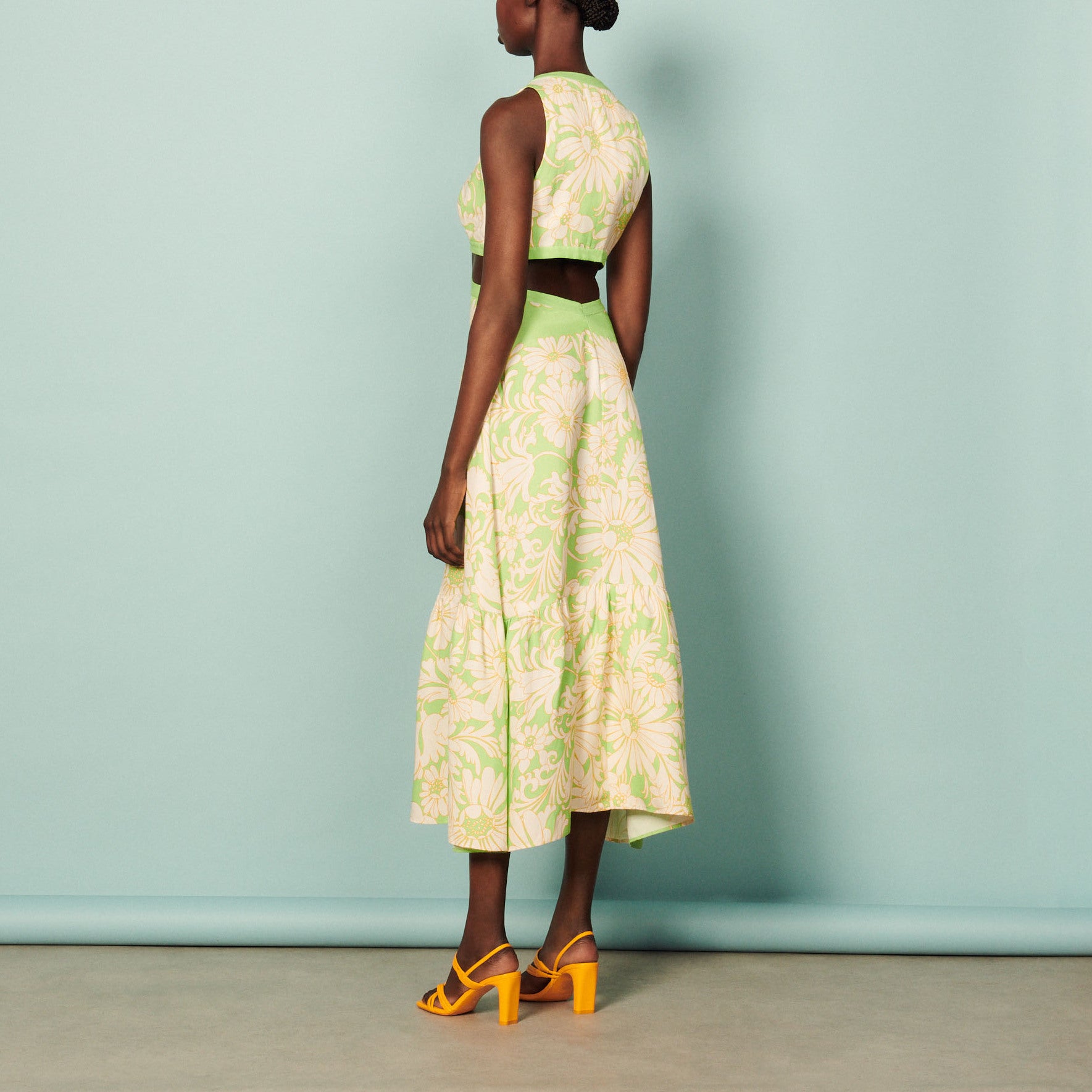 Robe longue à découpes Sandro seconde main