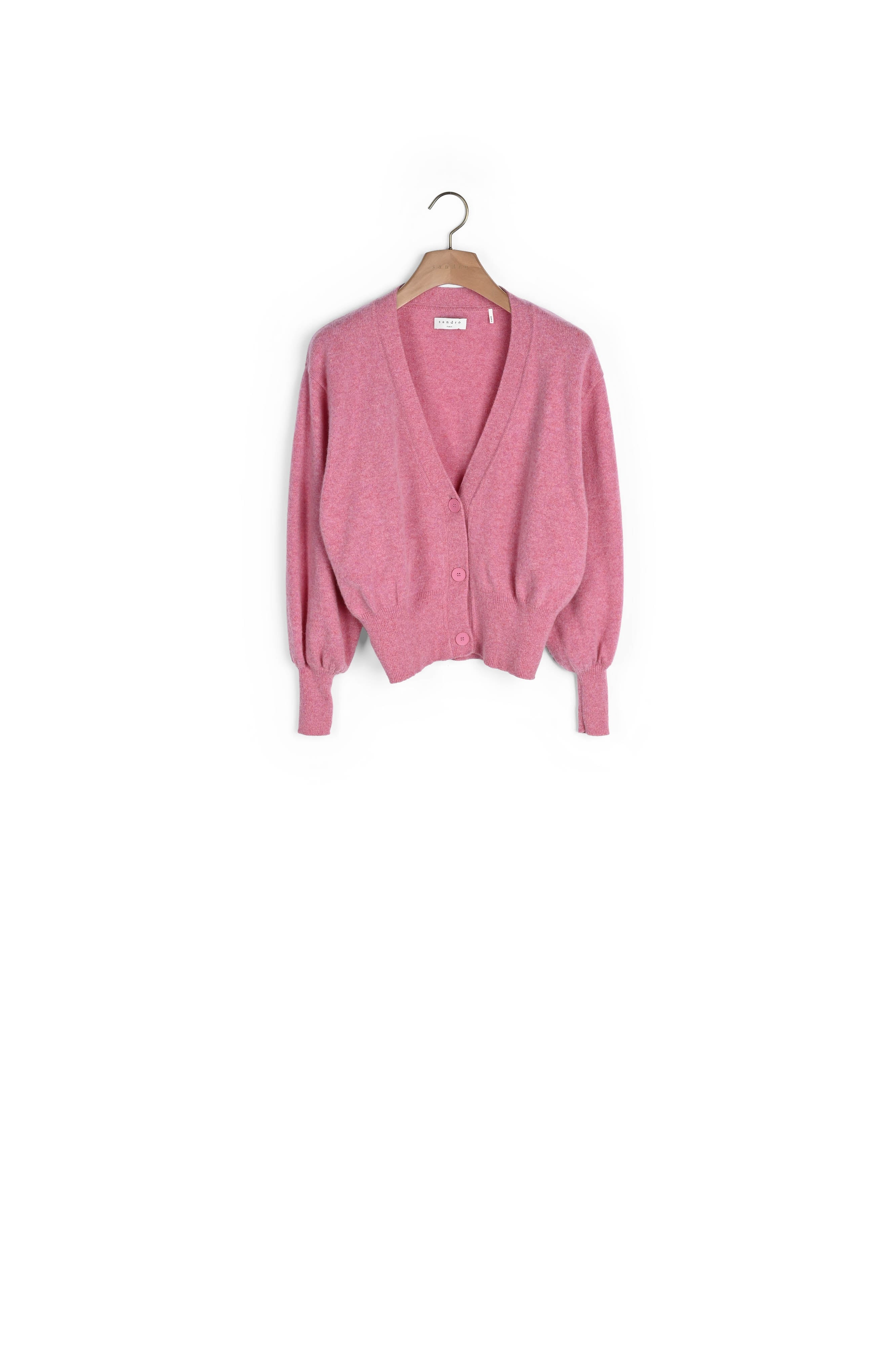 Cardigan twinset en laine Sandro seconde main