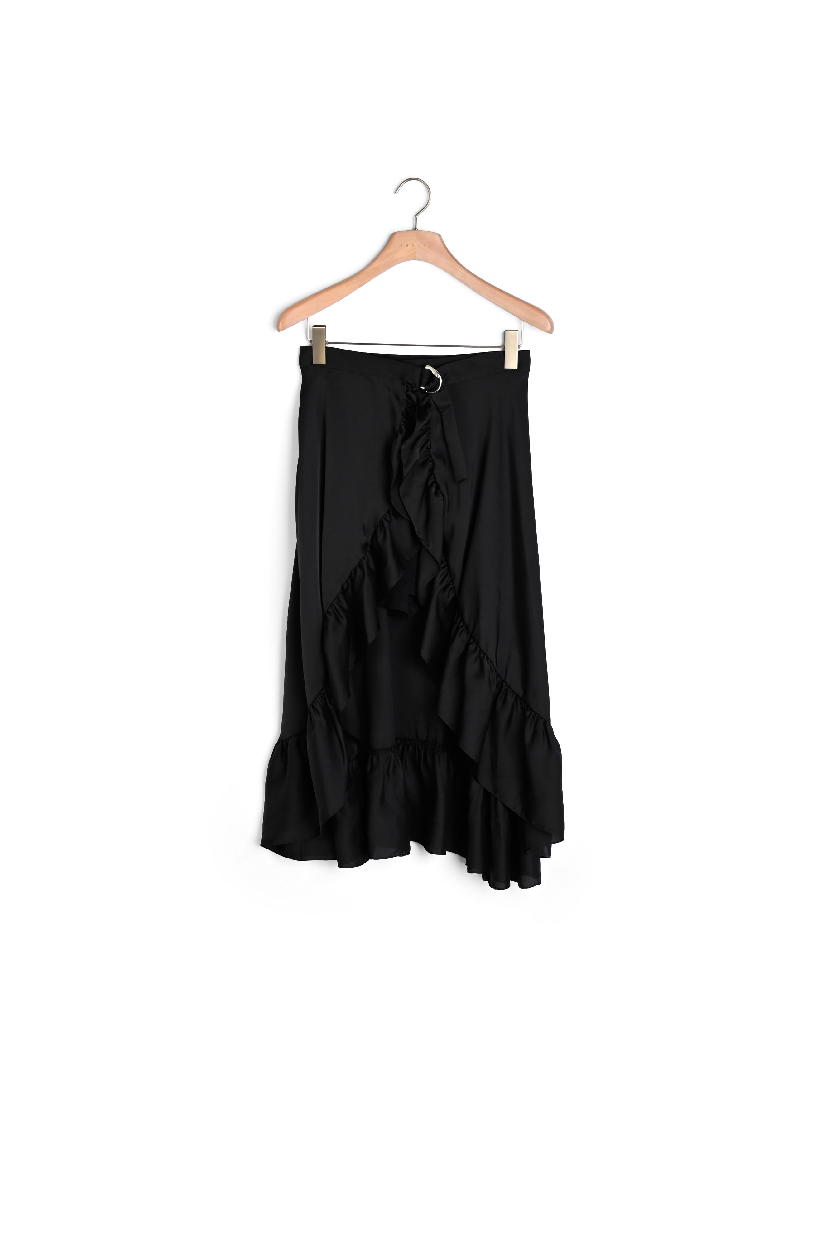 Jupe-Short asymétrique et volantée Sandro seconde main