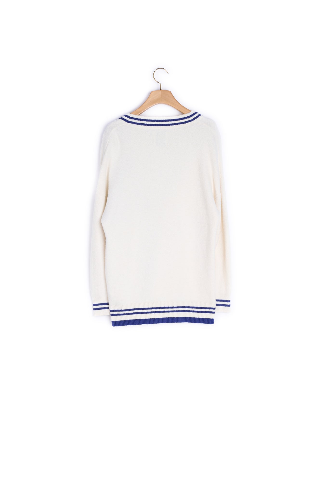 Cardigan over size à rayures Sandro seconde main