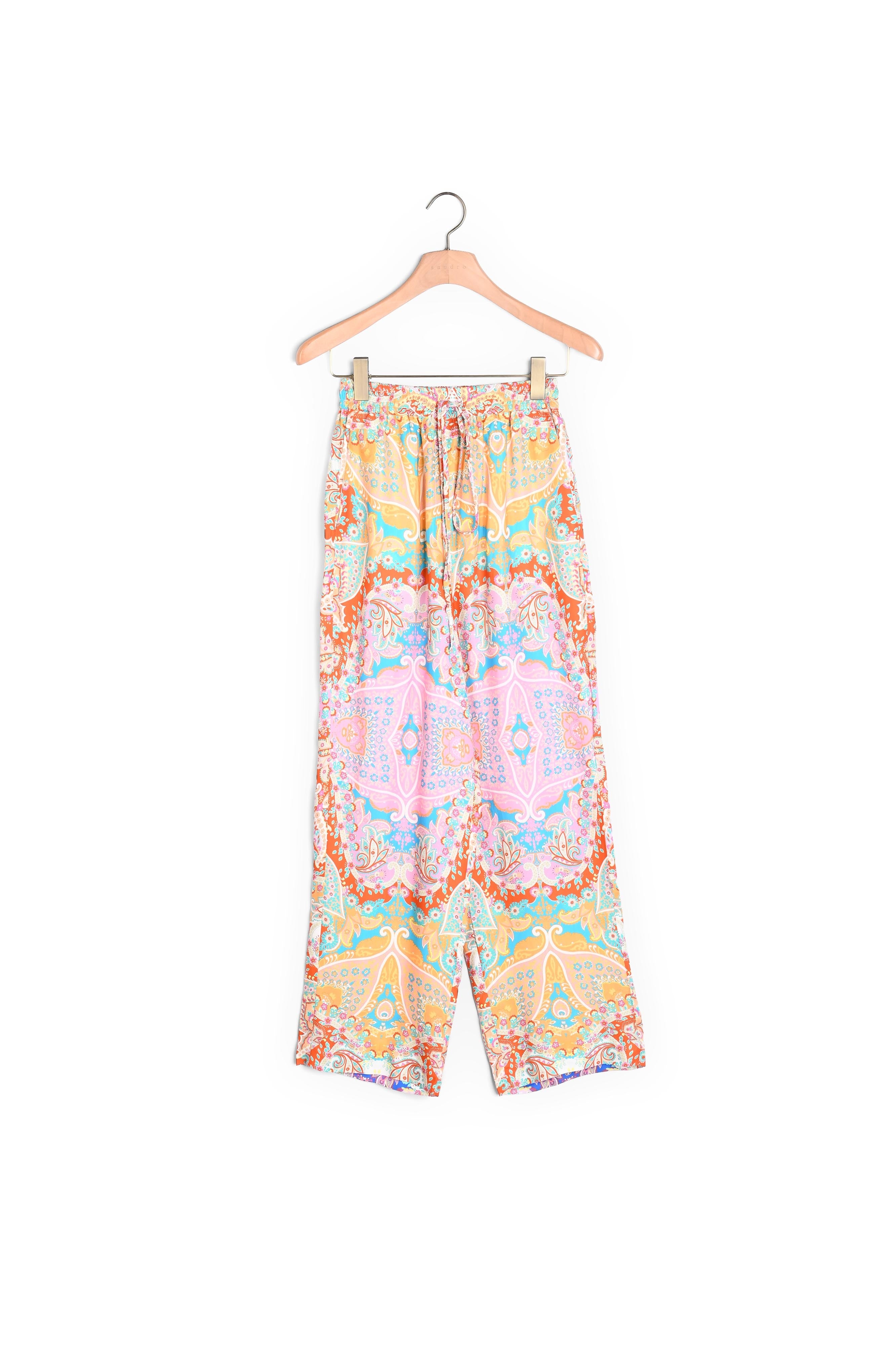 Pantalon fluide imprimé Sandro seconde main