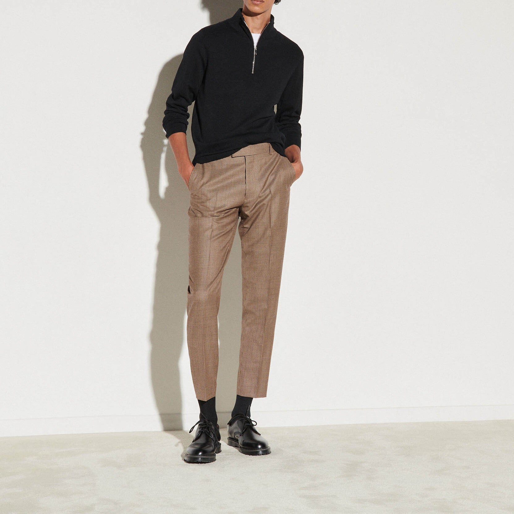 Pull en laine à col zippé Sandro seconde main