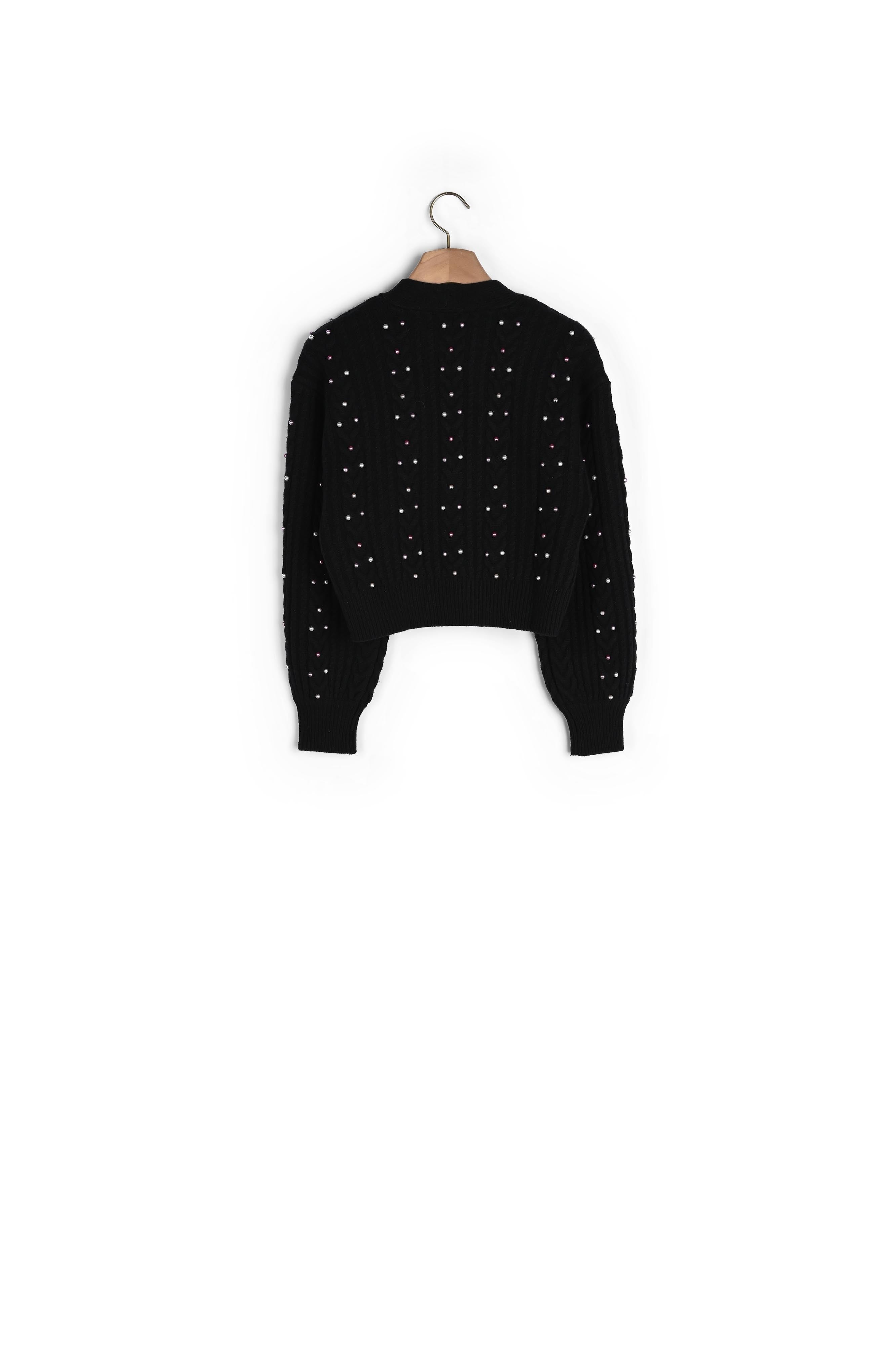 Cardigan en Maille orné de perles Sandro seconde main