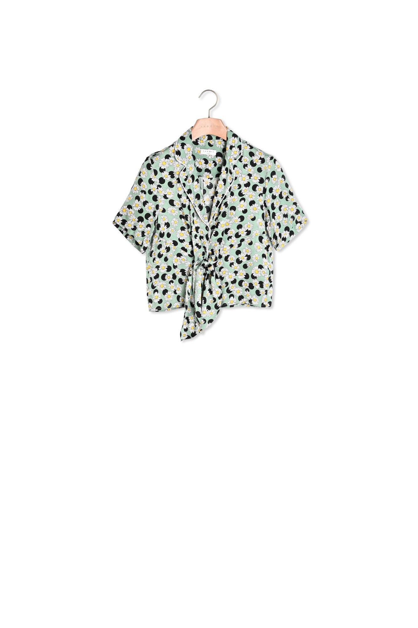 Chemise pyjama imprimée Sandro seconde main