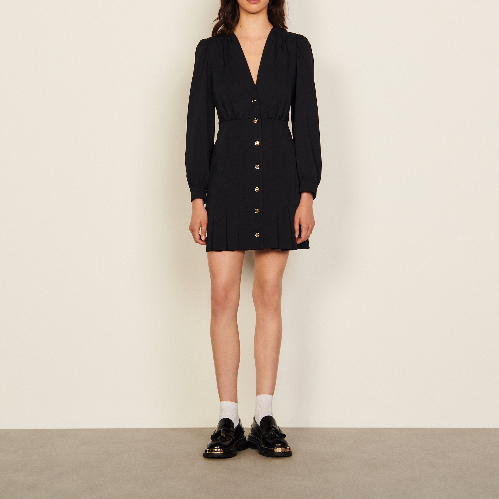 Robe Dark Navy Sandro seconde main