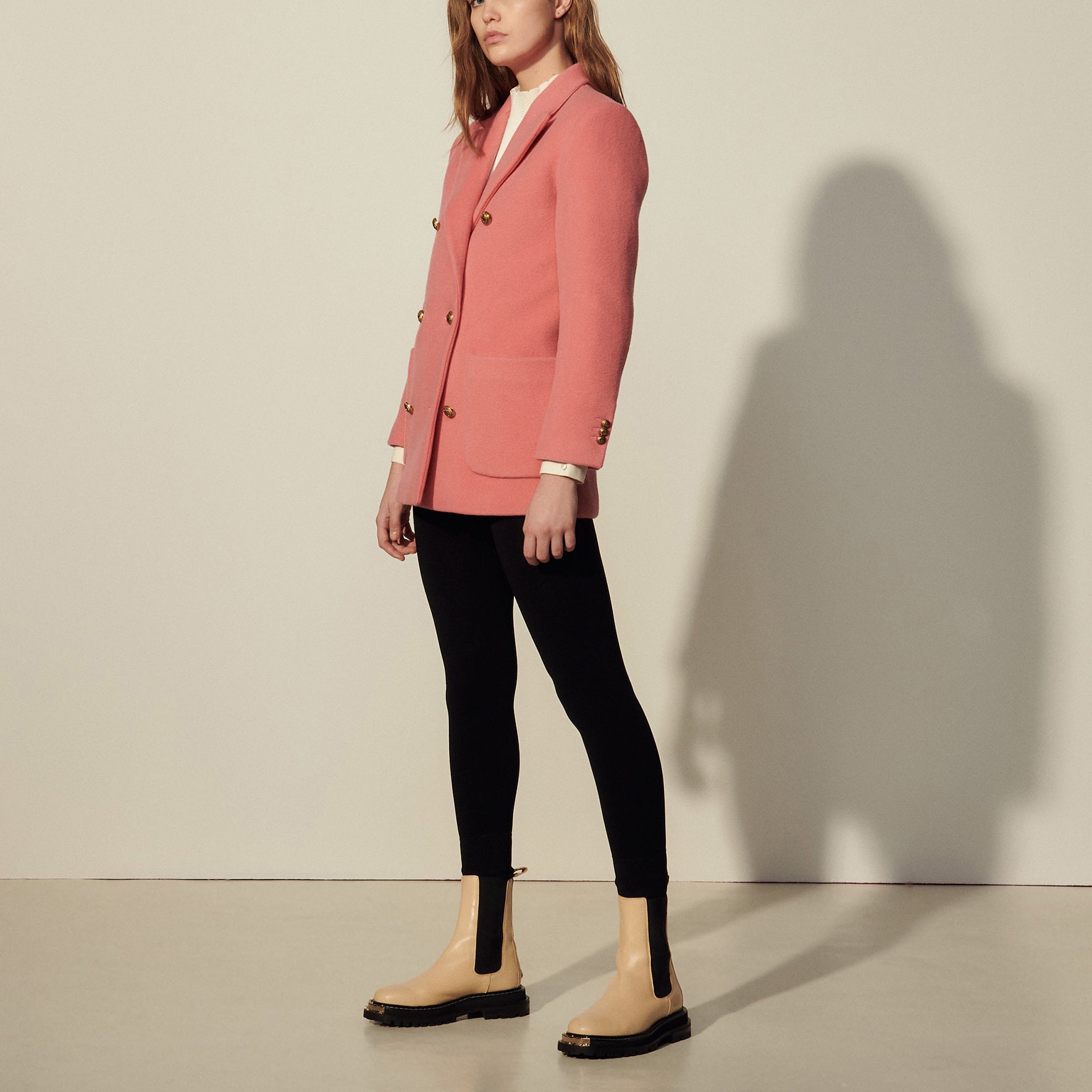 Manteau caban au boutonnage croisé Sandro seconde main