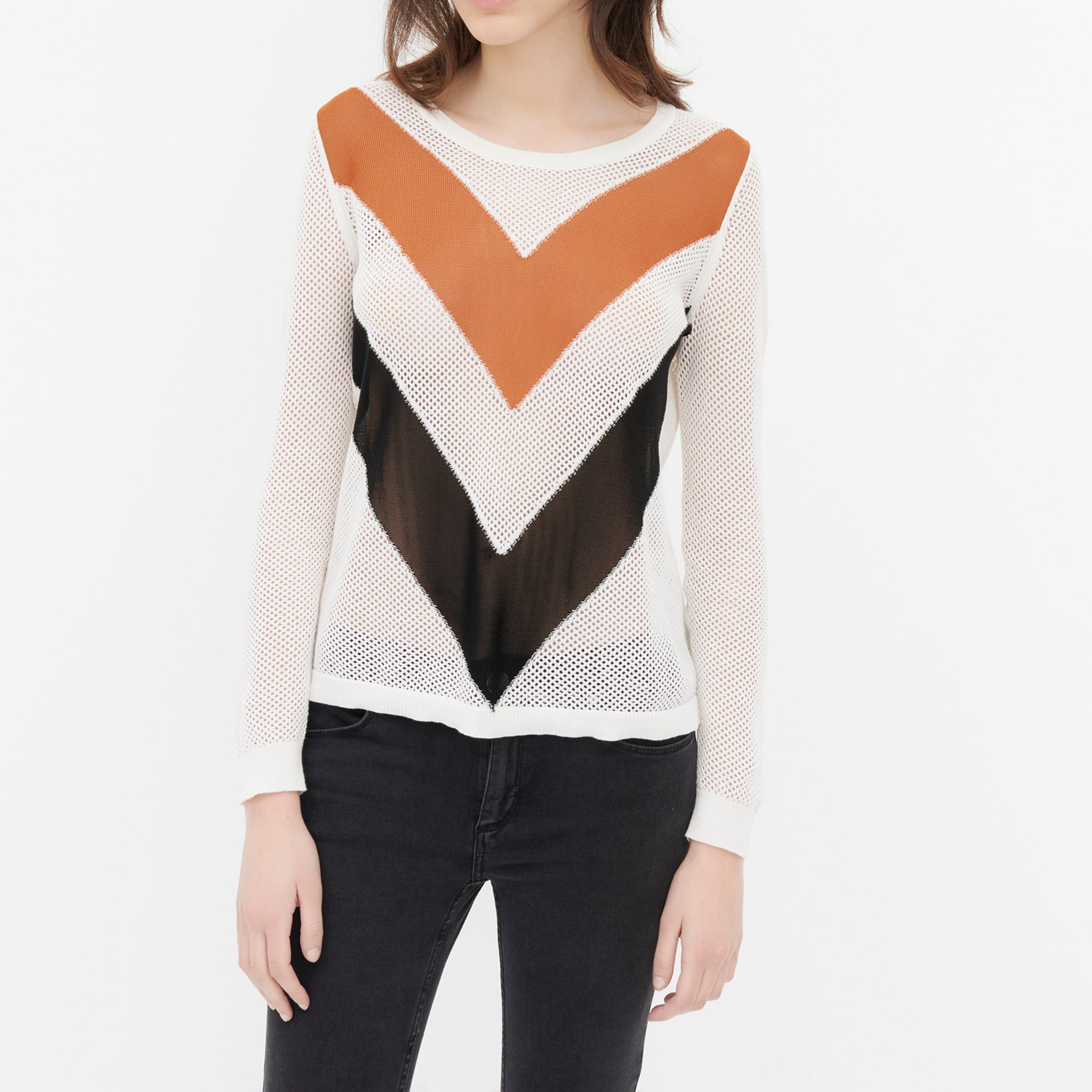 Pull Ecru Sandro seconde main