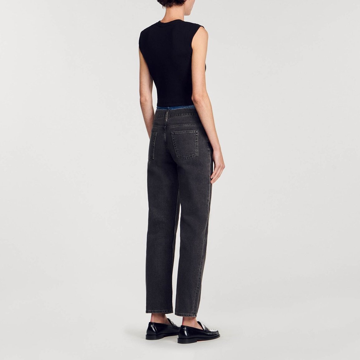 Débardeur court à découpe strassée Sandro seconde main