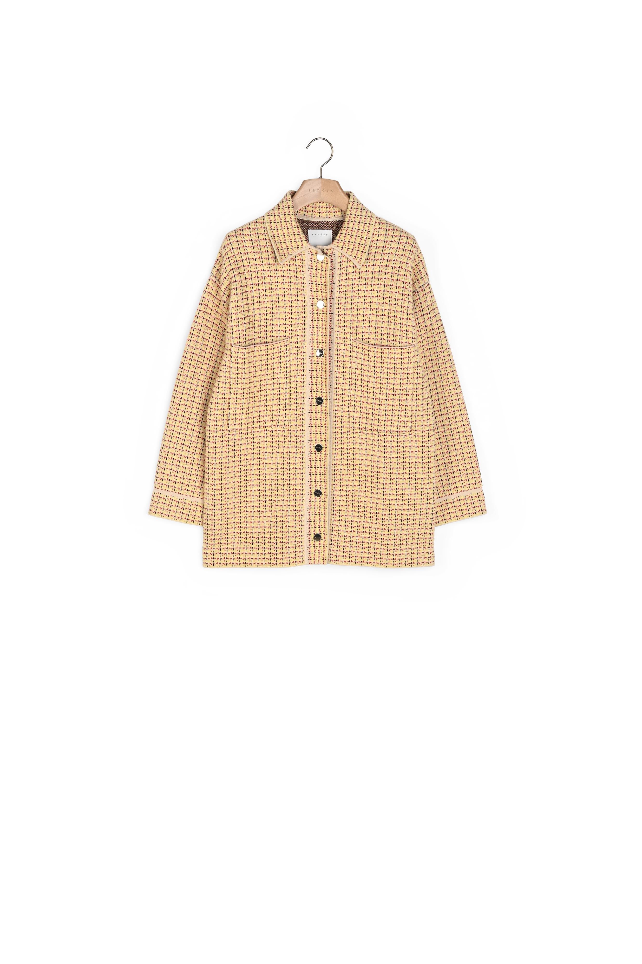 Cardicoat esprit surChemise en tweed Sandro seconde main