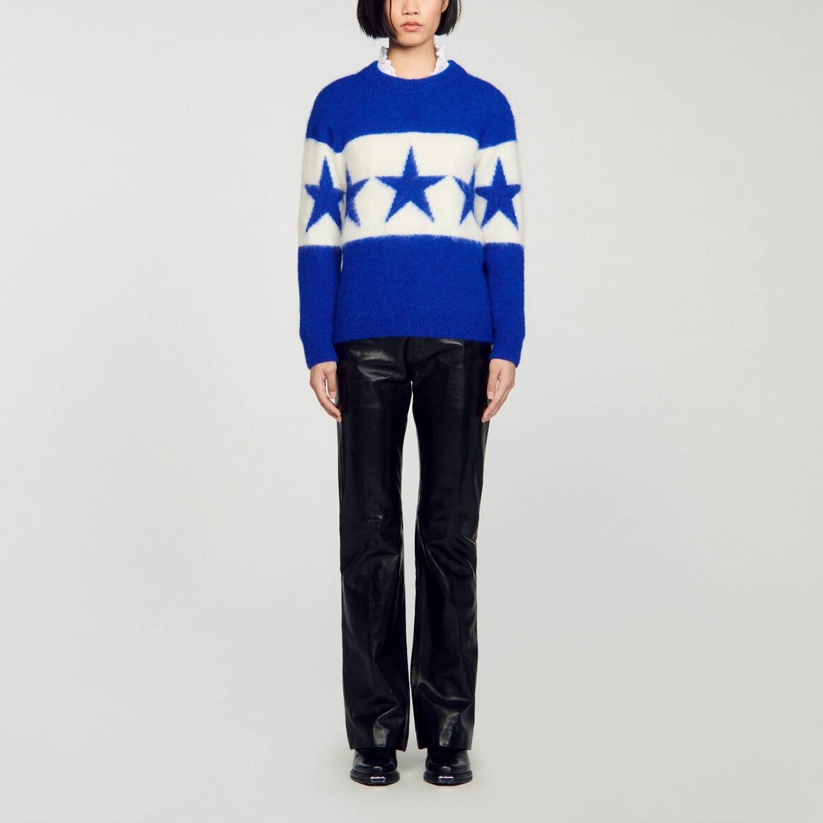 Pull Bleu Sandro seconde main