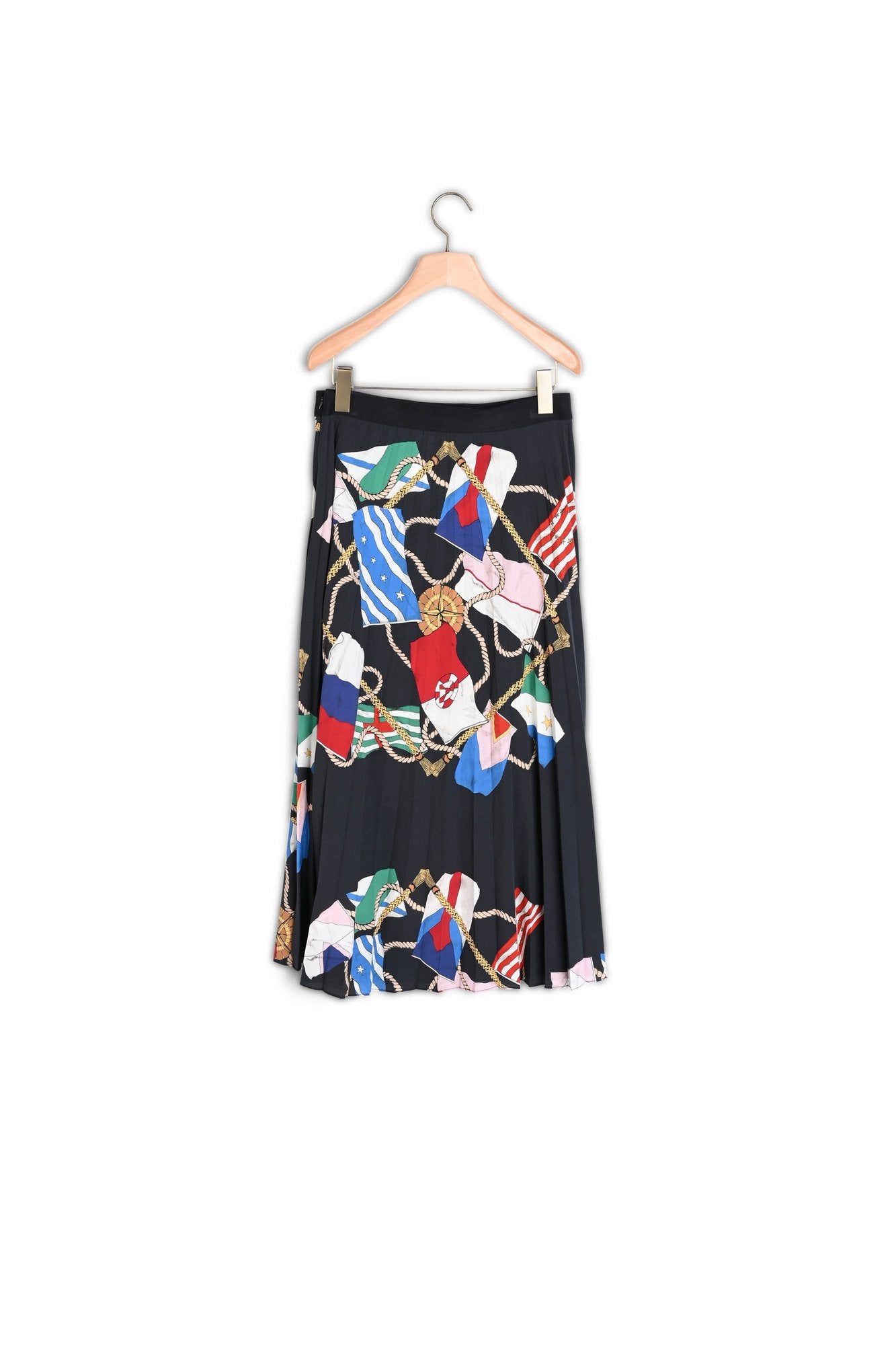 Jupe plissée imprimée Sandro seconde main