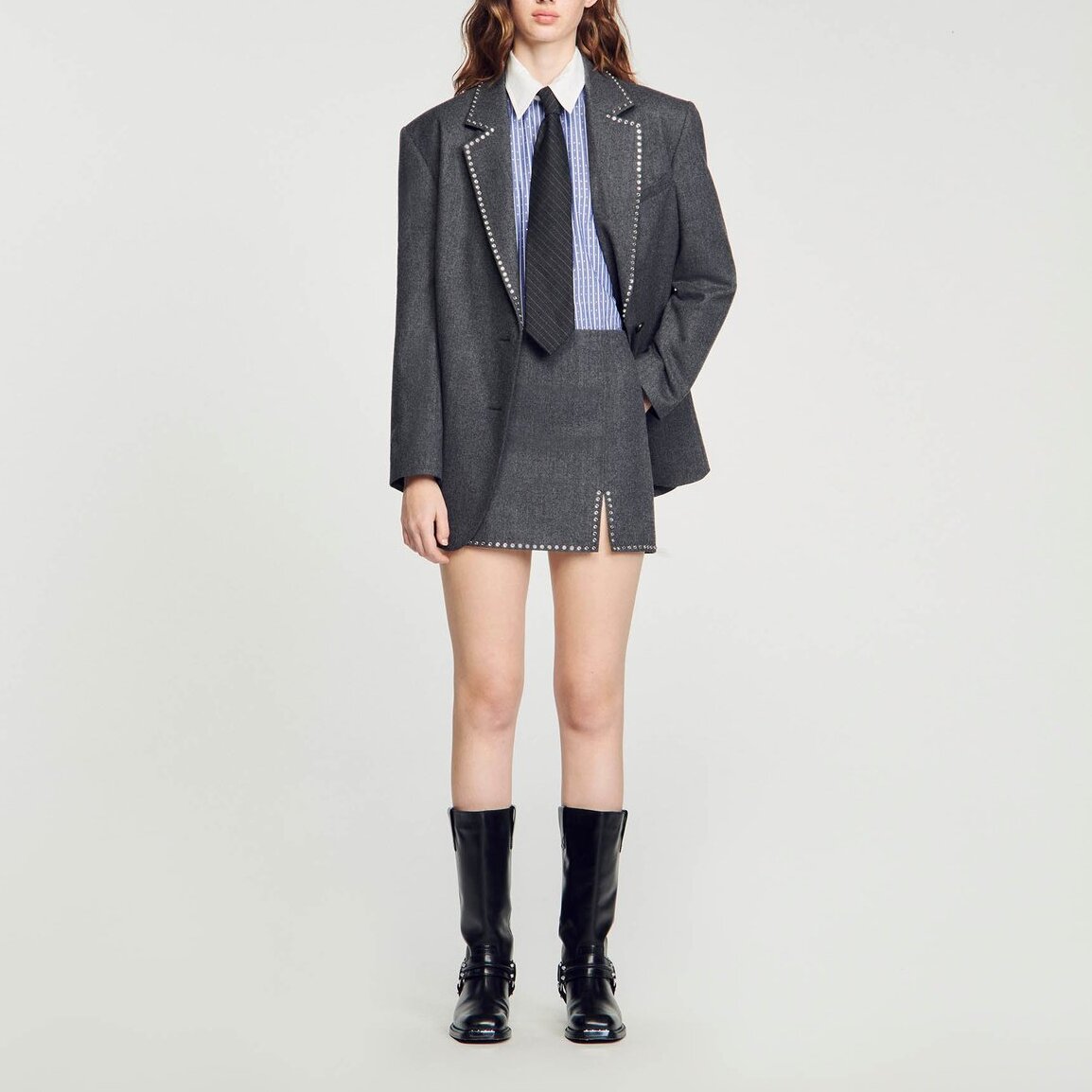 Mini Jupe fendue Sandro seconde main