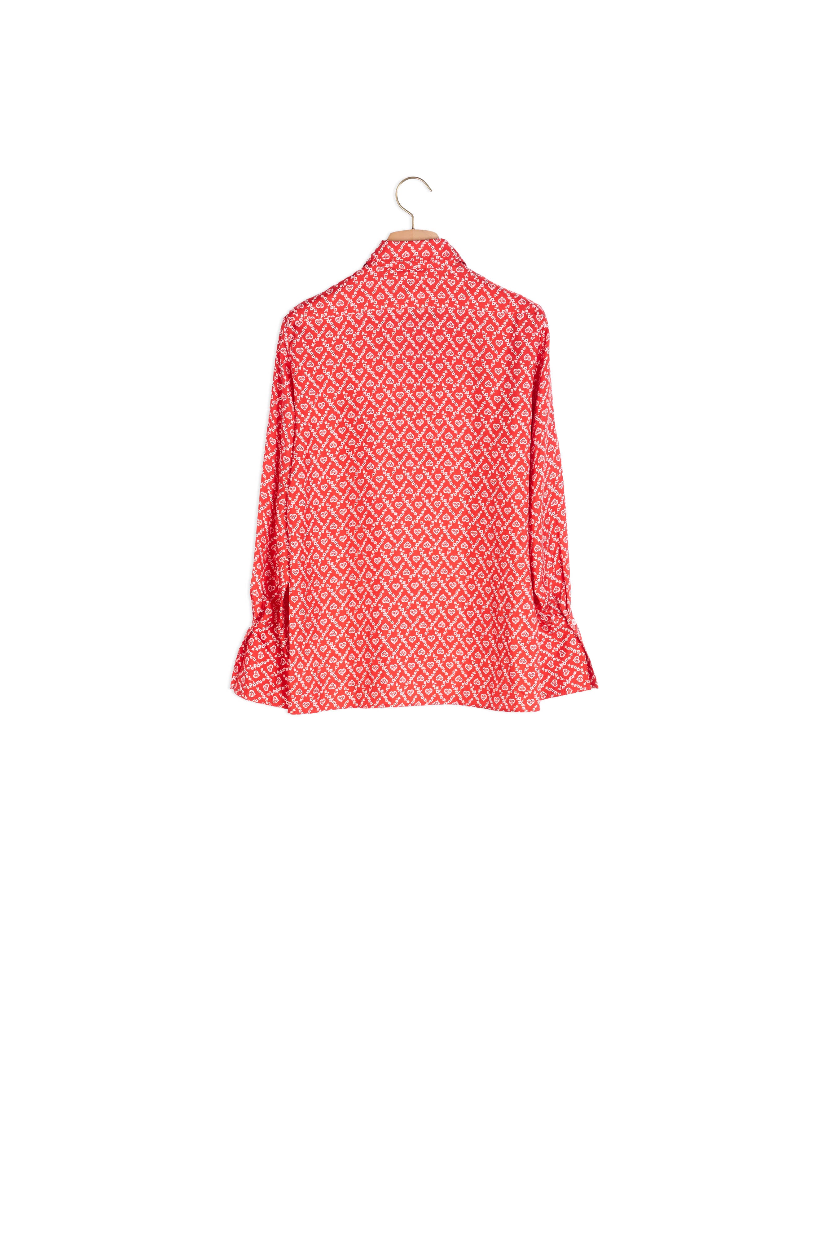 Chemise fluide en soie imprimée Sandro seconde main