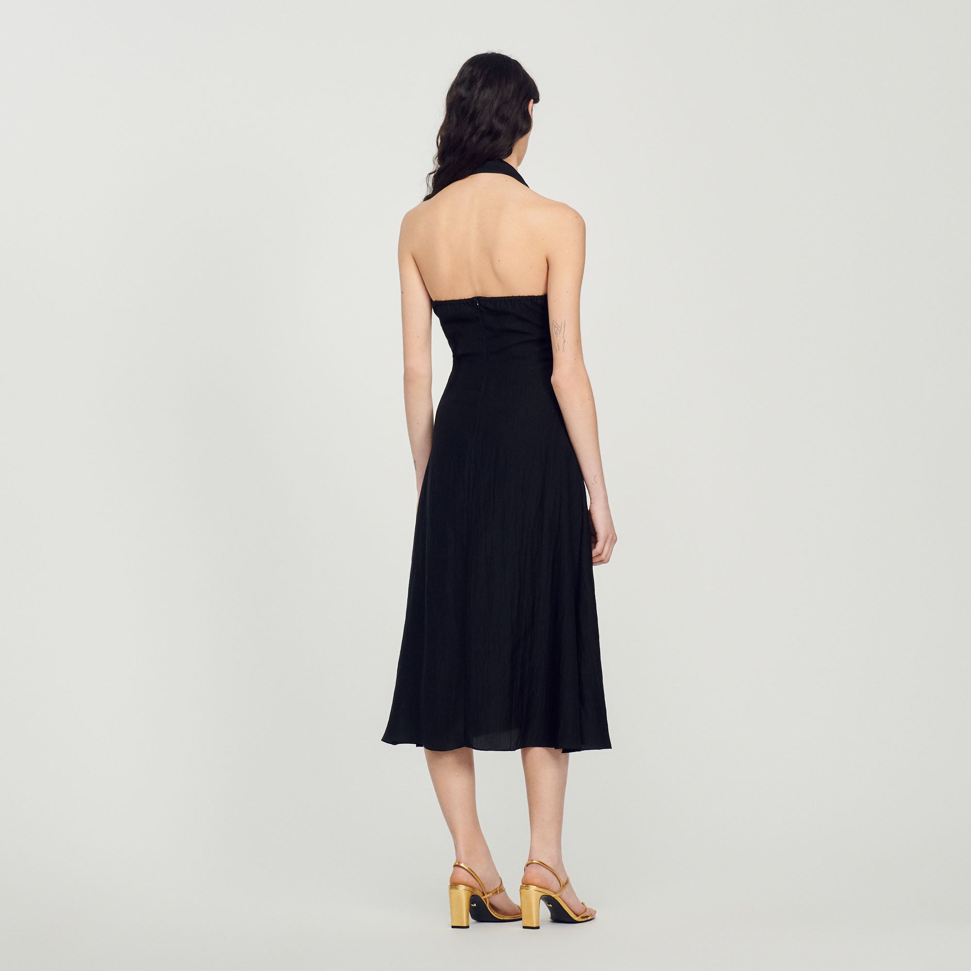 Robe nouée dos nu Sandro seconde main