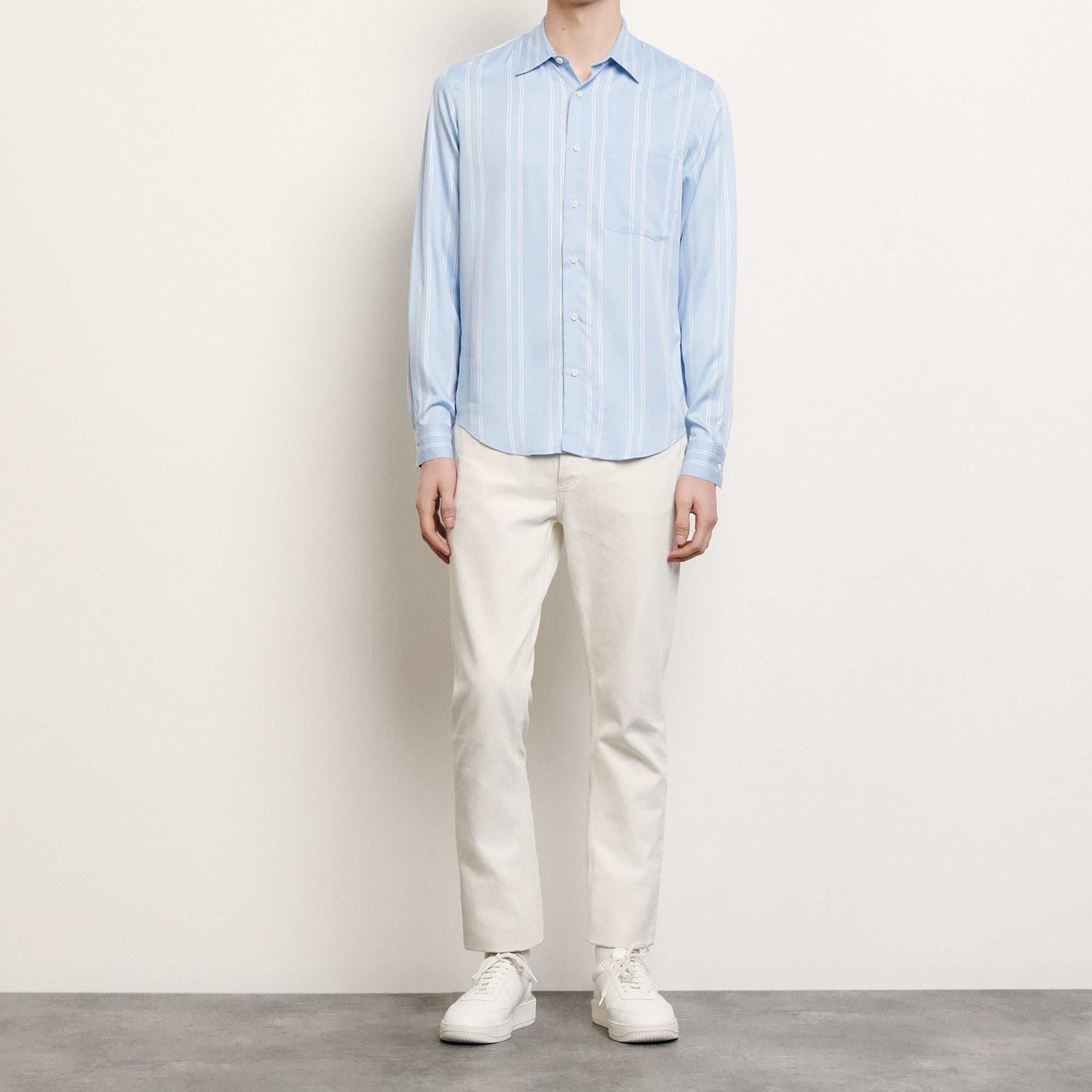 Chemise fluide rayée Sandro seconde main