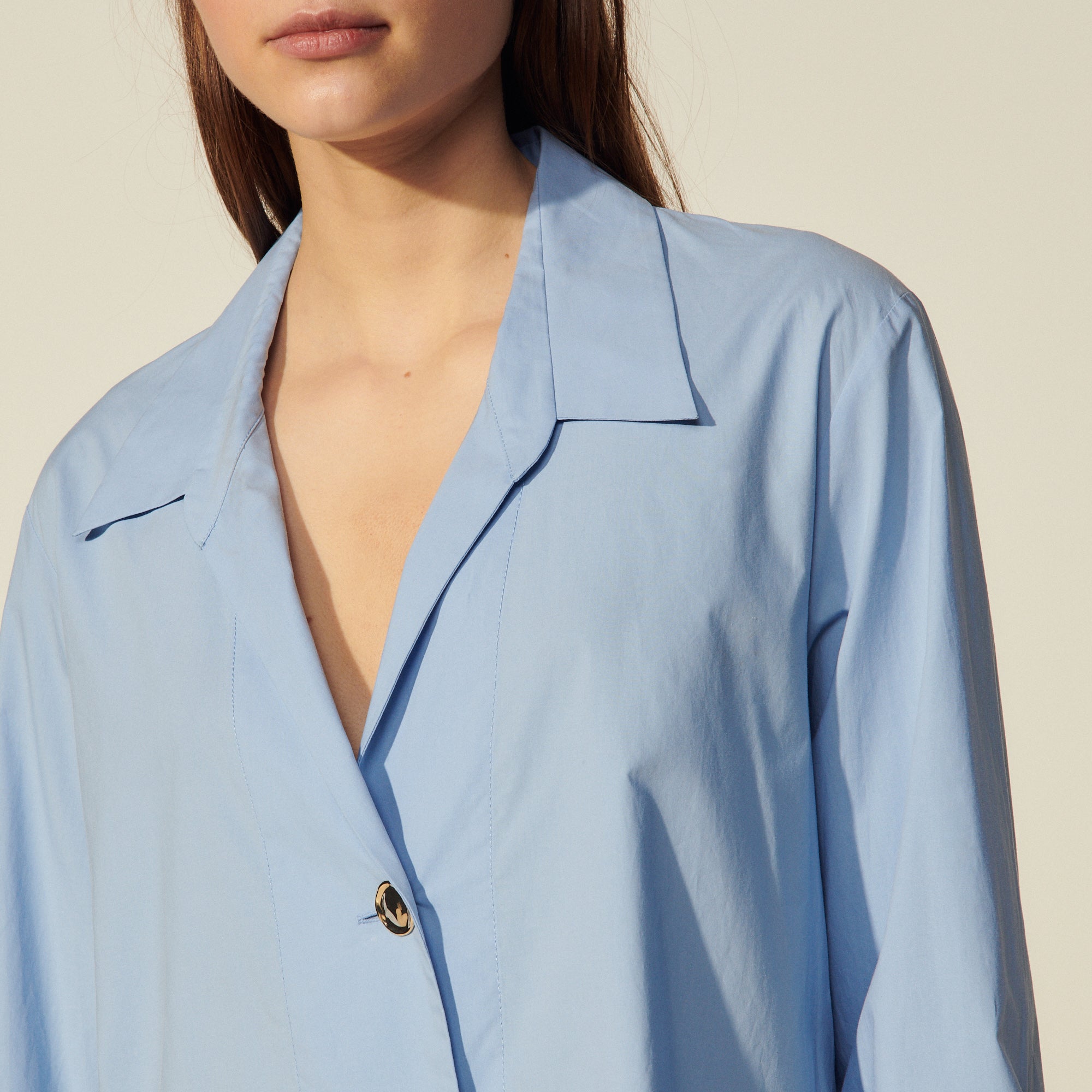 Robe esprit Chemise en coton Sandro seconde main