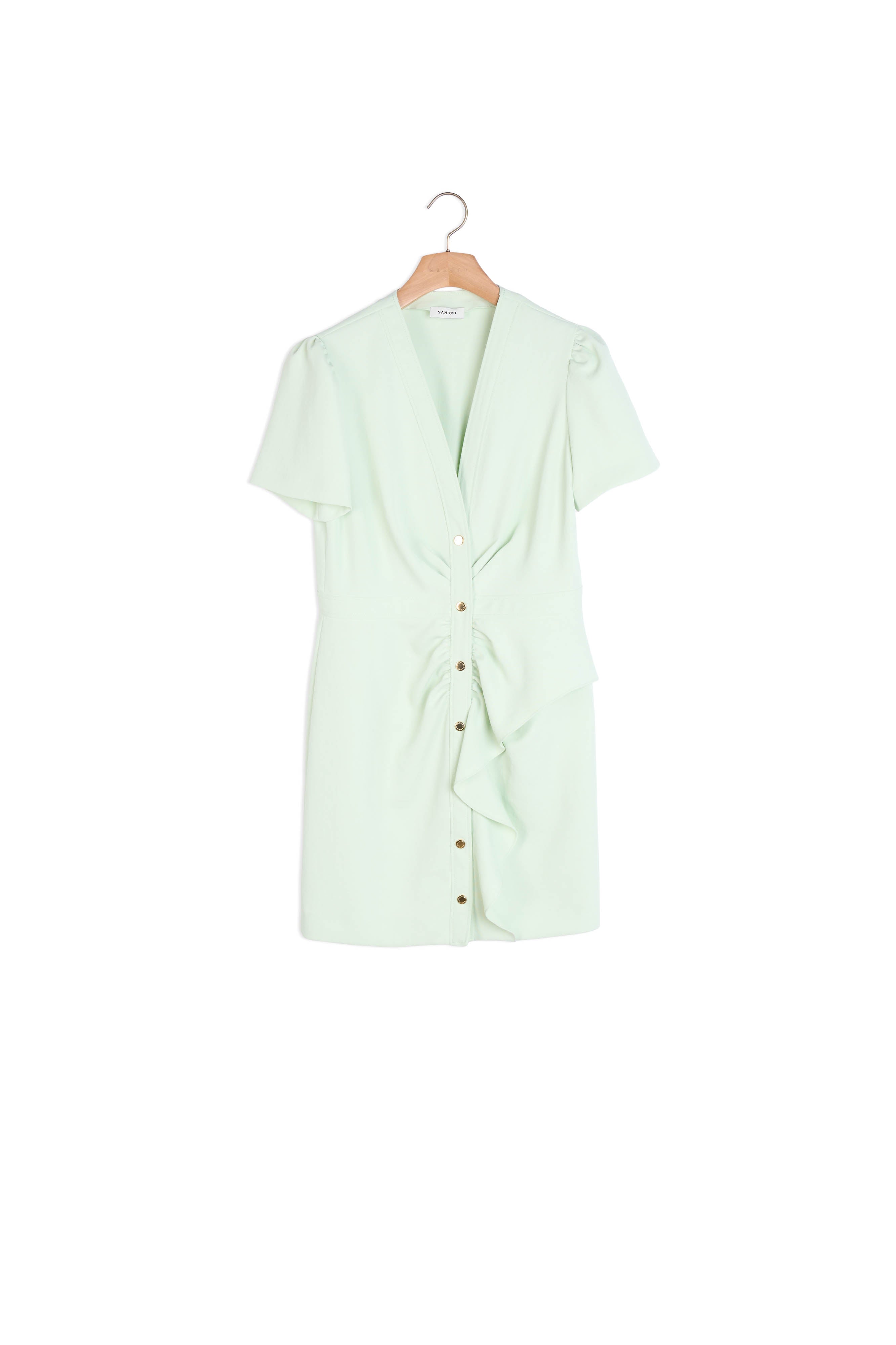 Robe courte à basque asymétrique Sandro seconde main