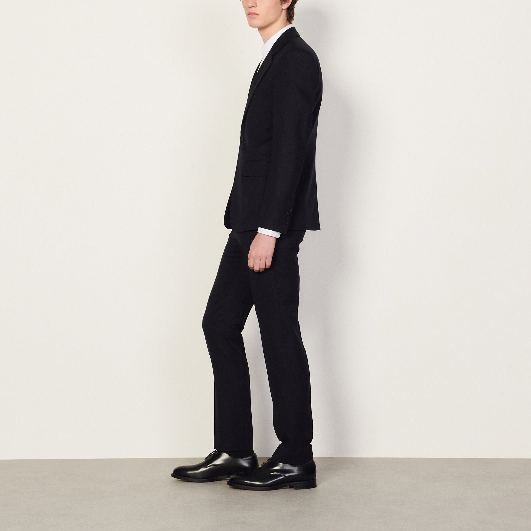 Veste de costume en laine Sandro seconde main