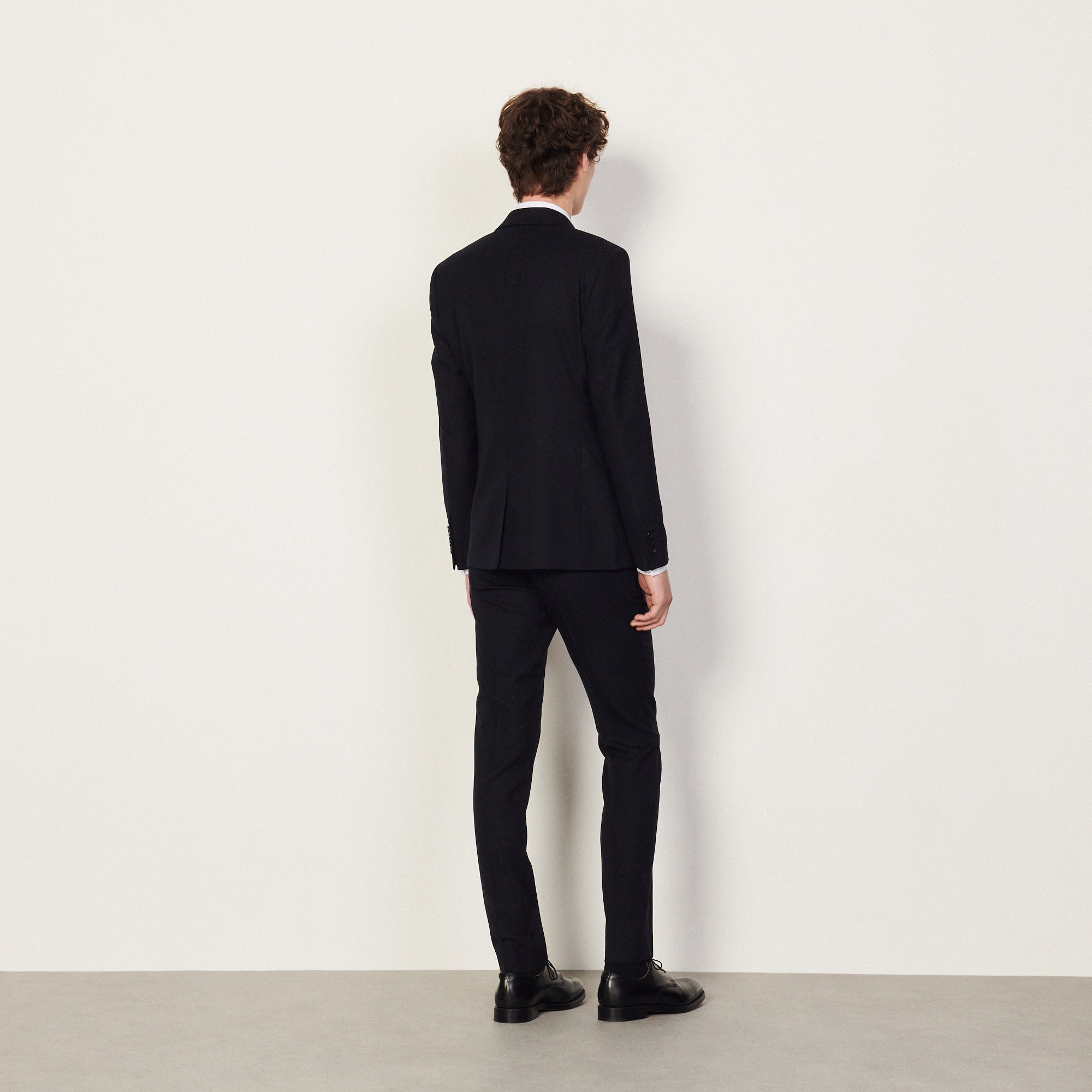 Veste de costume en laine Sandro seconde main