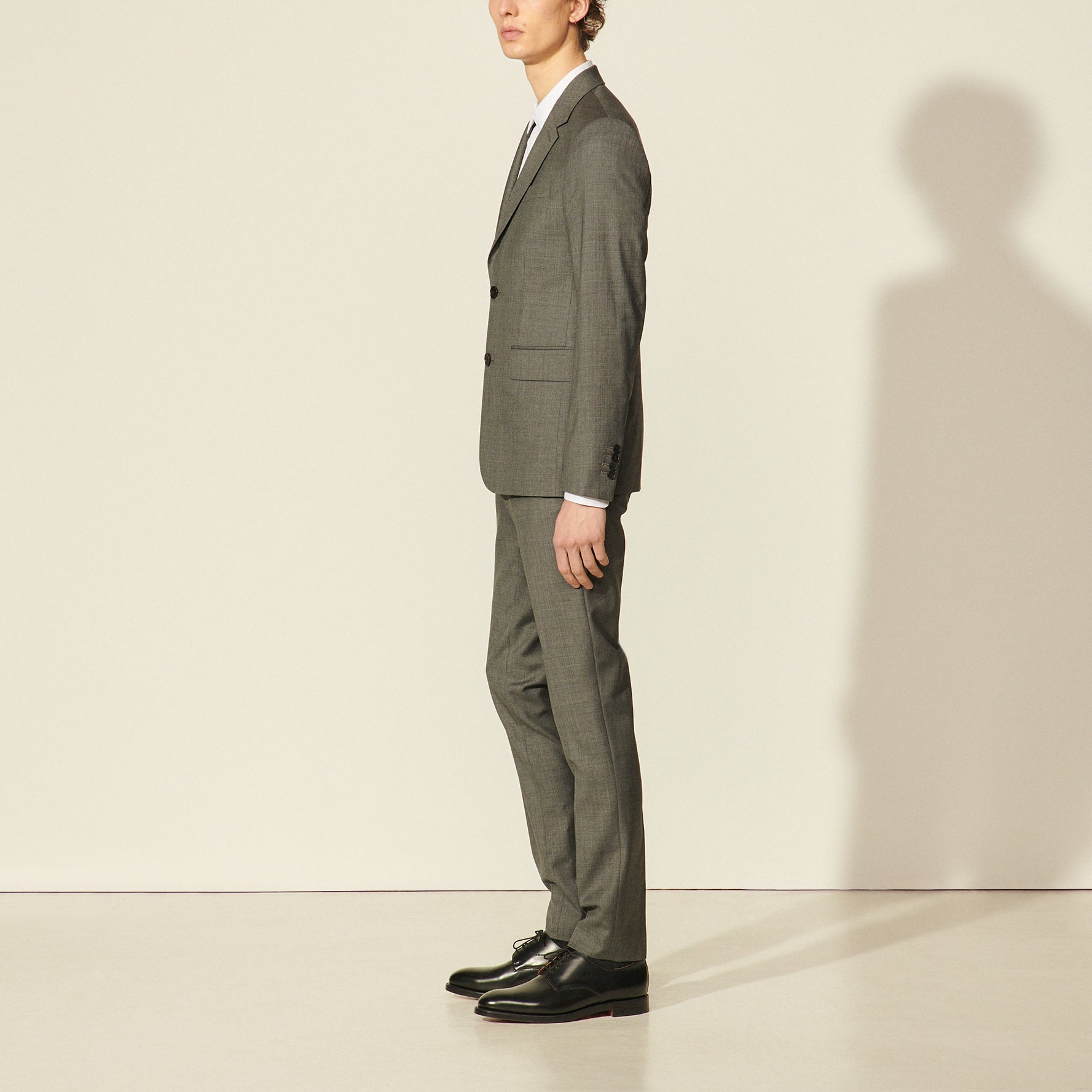 Veste de costume en laine vierge Sandro seconde main