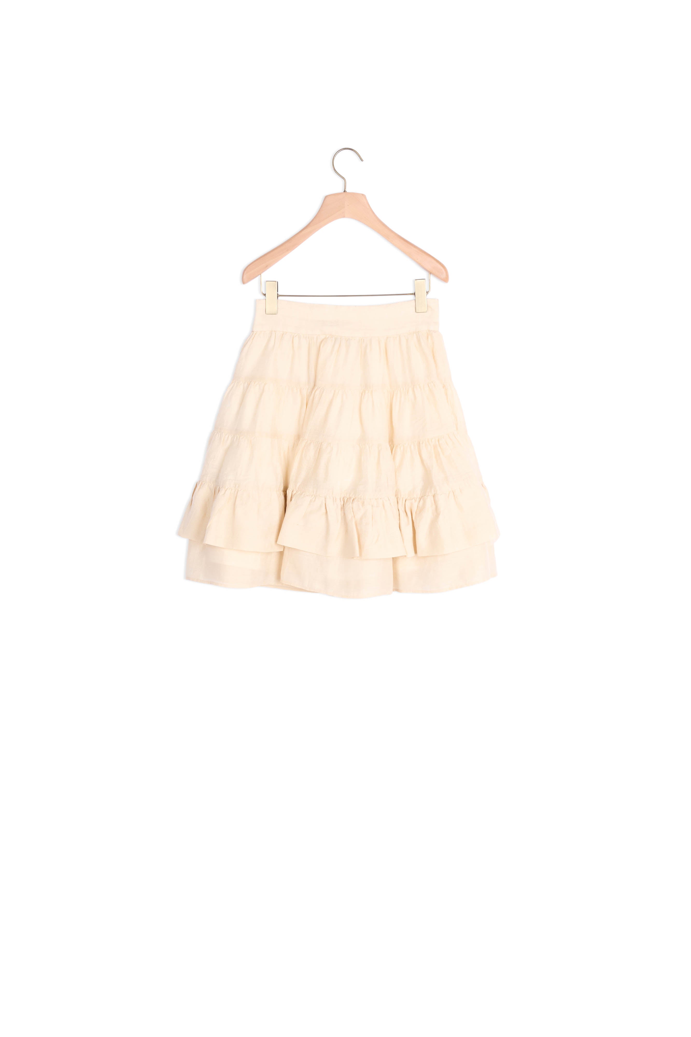 Jupe courte à volants Sandro seconde main