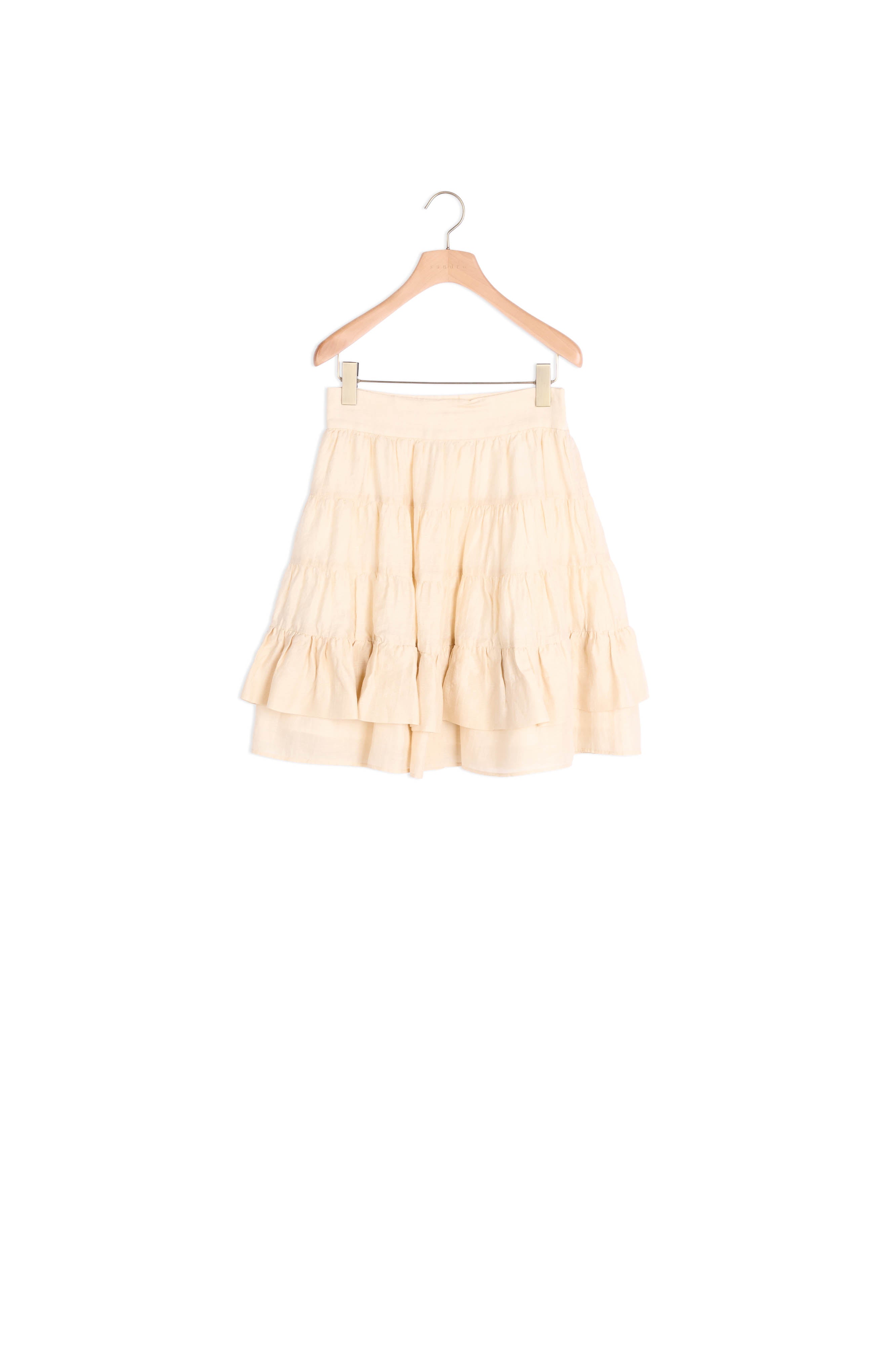 Jupe courte à volants Sandro seconde main